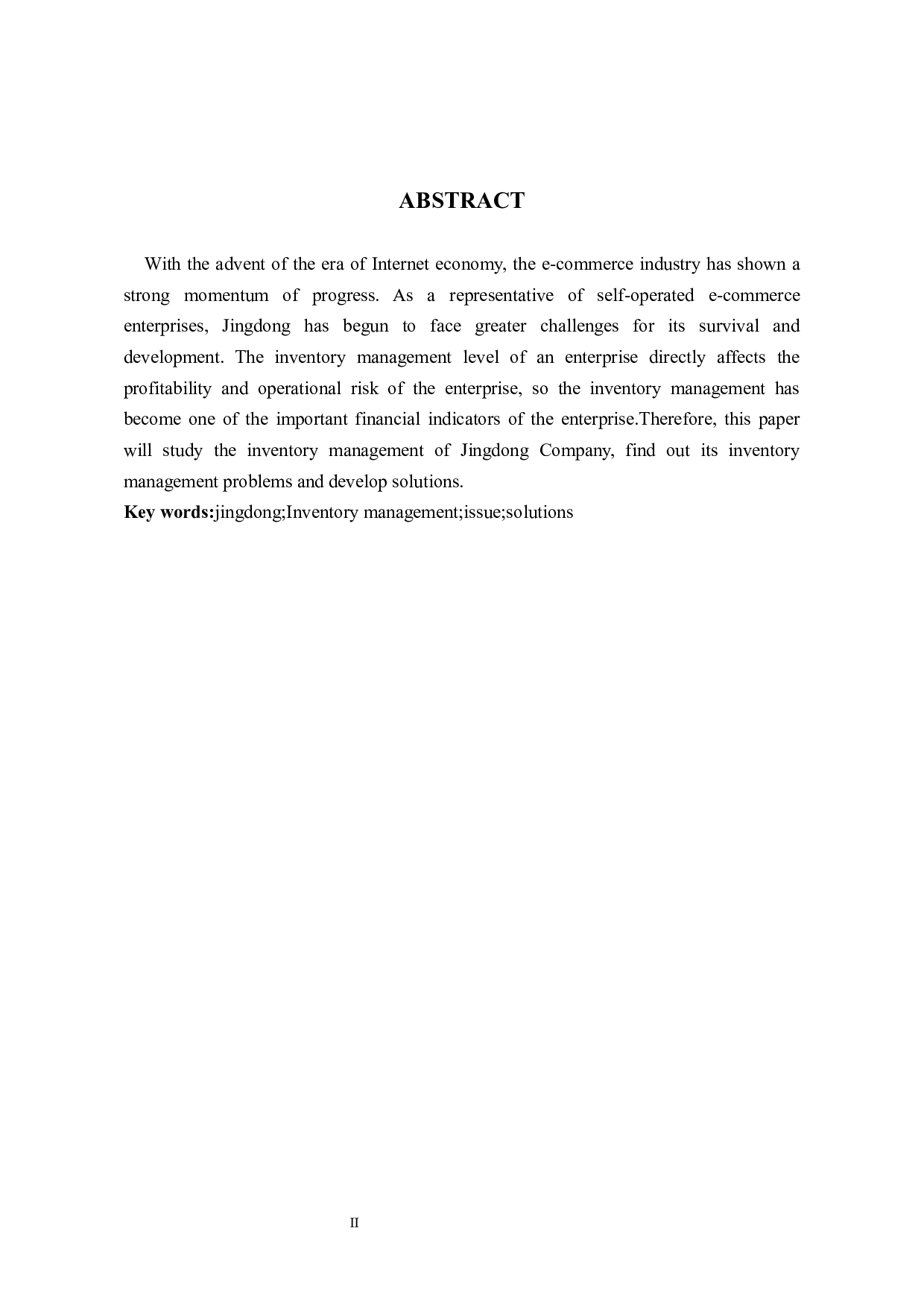 京东集团股份有限公司存货管理研究-9762字.docx 第2页