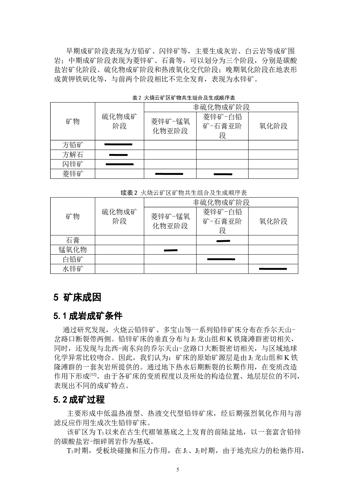 新疆火烧云铅锌矿的特征及其成因-6255字.doc 第8页