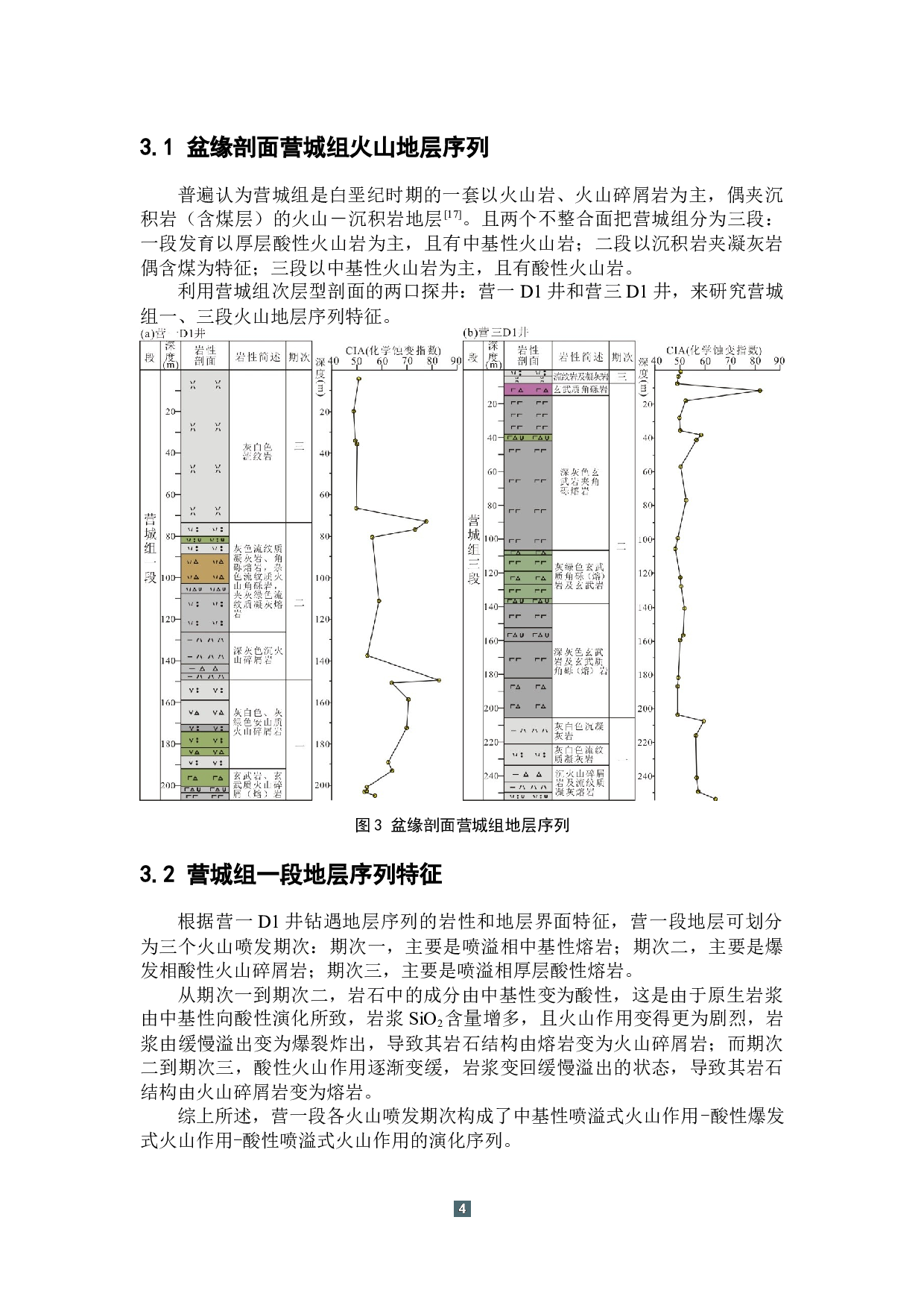 吉林九台地区早白垩世营城组火山岩风化程度及其元素迁移规律-10931字.docx 第9页