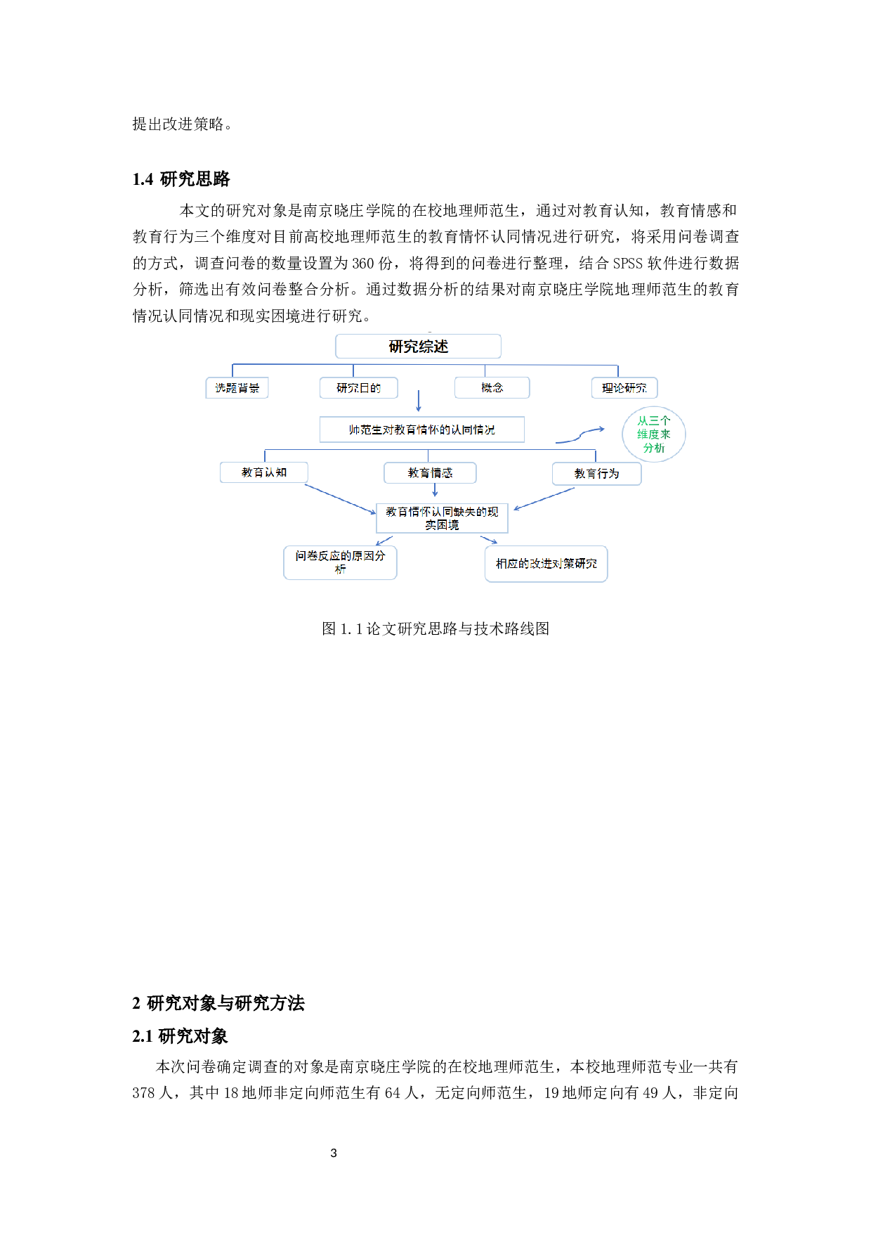 高校地理师范生教育情怀认同情况及现实困境分析-以南京晓庄学院为例-12016字.docx 第6页