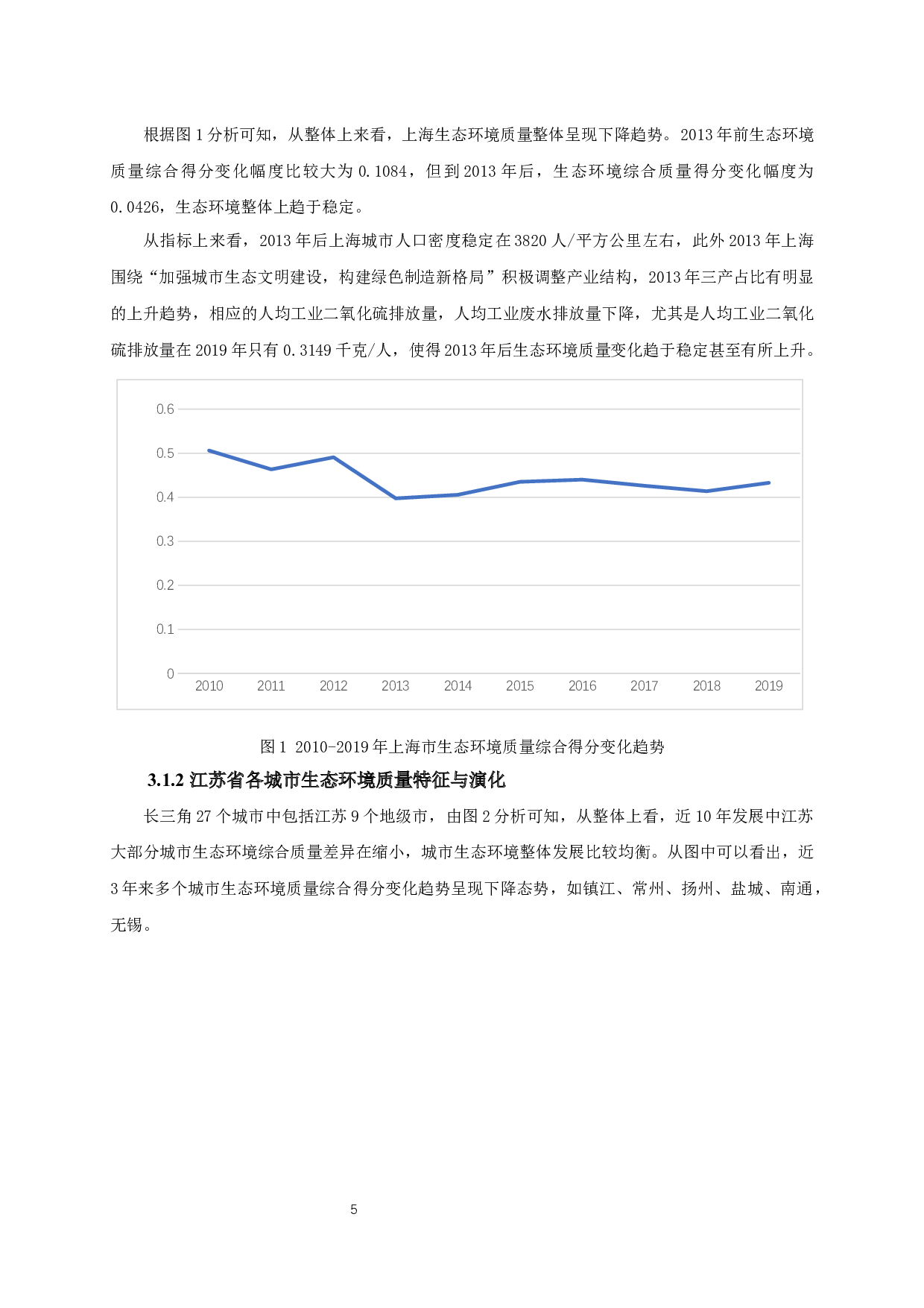 长三角生态环境质量变化与区域差异分析-10152字.docx 第9页