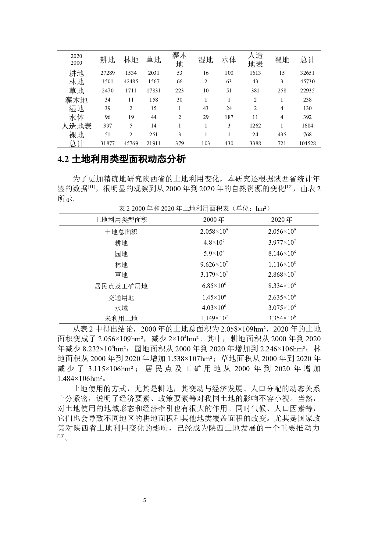 近20年陕西省土地利用变化及驱动机制研究-8749字.docx 第10页