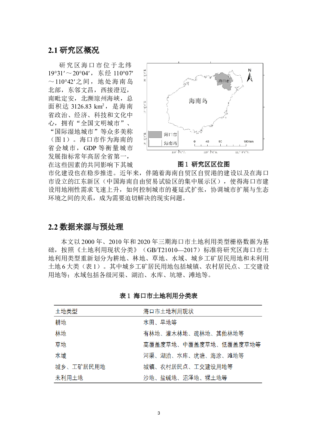 基于生态阻力面模型的海口市城市扩展模拟-8393字.docx 第4页