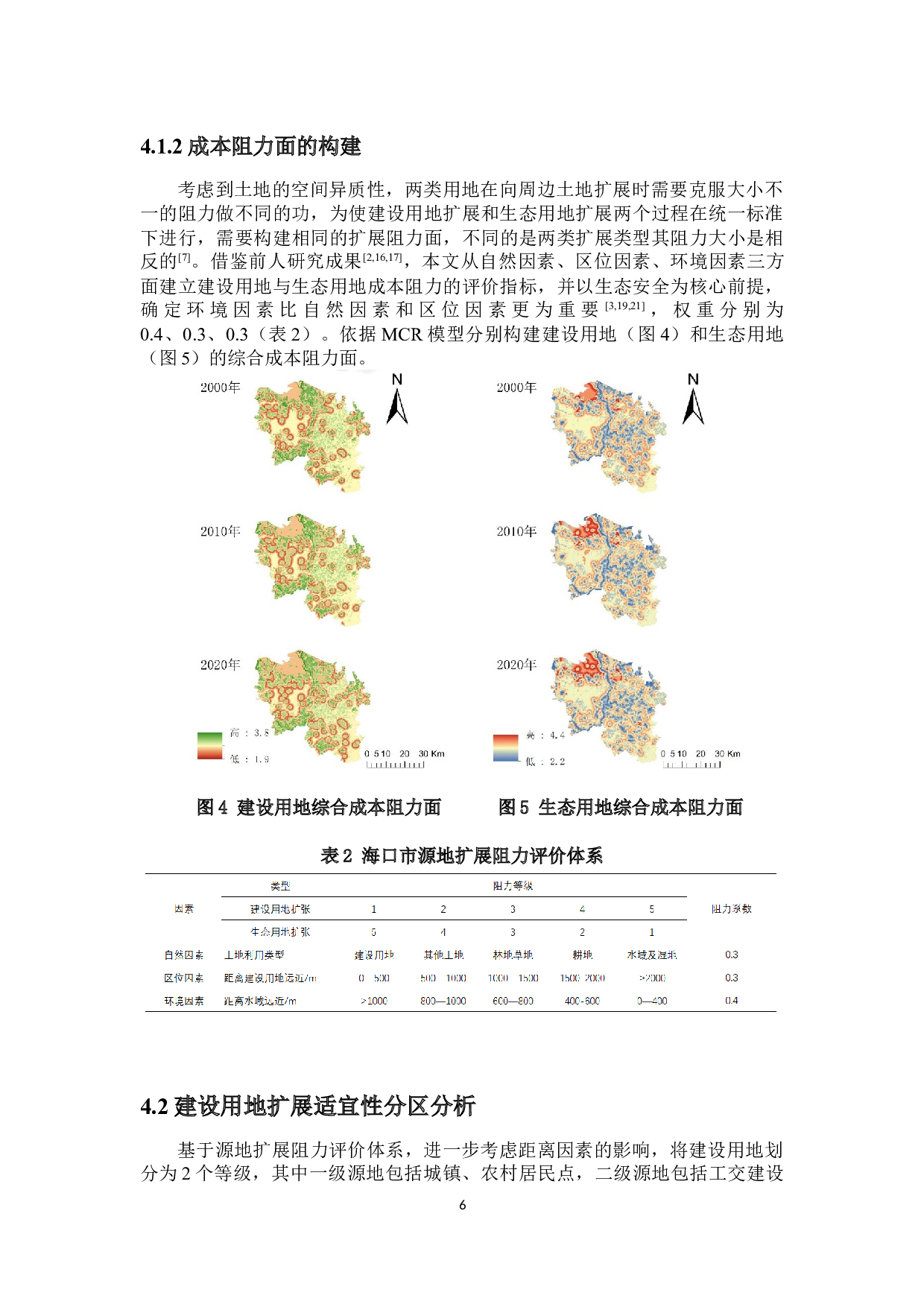 基于生态阻力面模型的海口市城市扩展模拟-8393字.docx 第7页