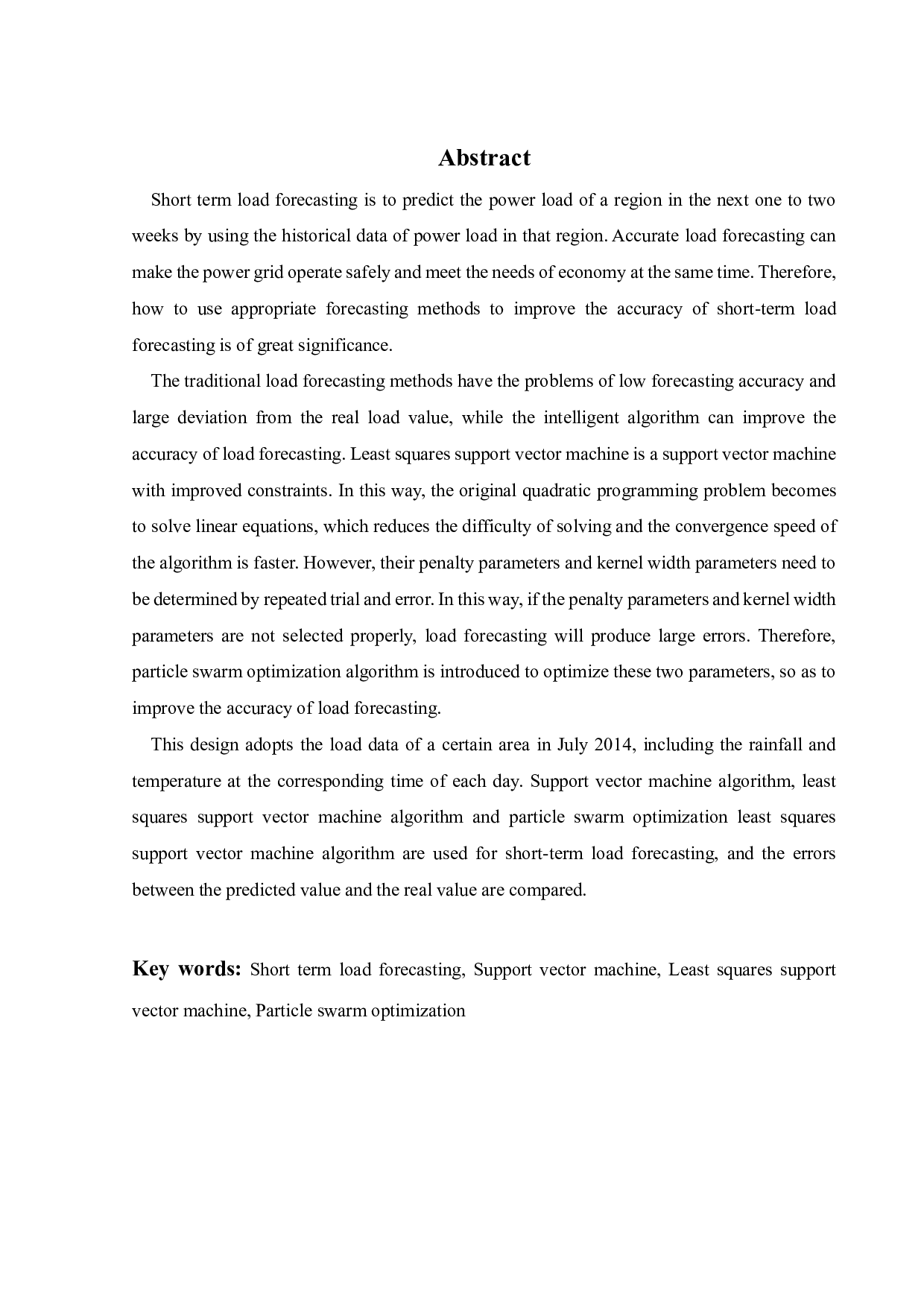 基于智能算法优化最小二乘支持向量机的短期负荷预测-21196字.pdf 第3页