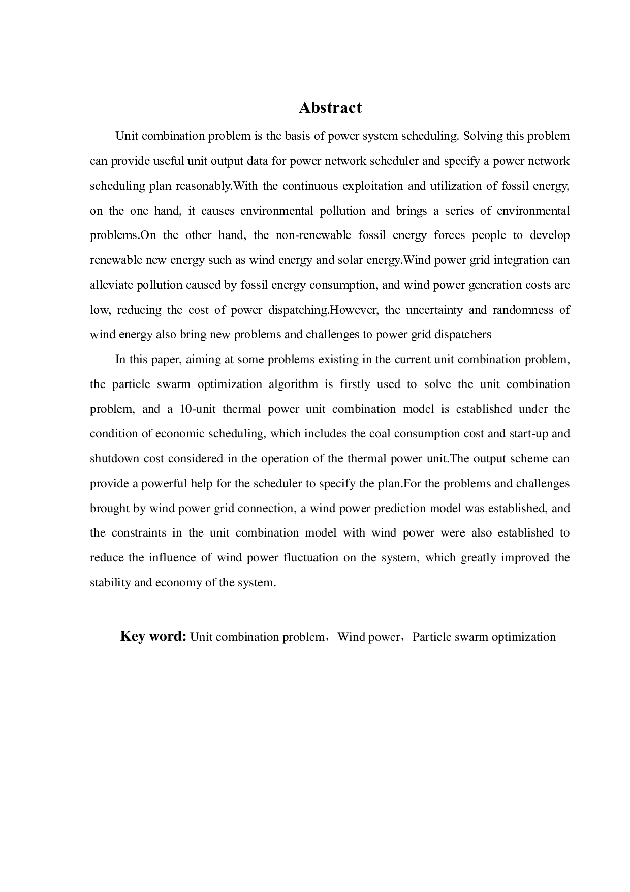 基于粒子群算法的机组组合-13811字.pdf 第3页