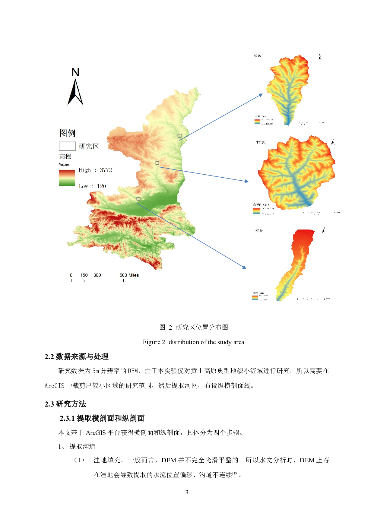 基于纵横剖面组合的黄土高原塬墚峁沟谷形态特征研究-7944字.docx 第6页