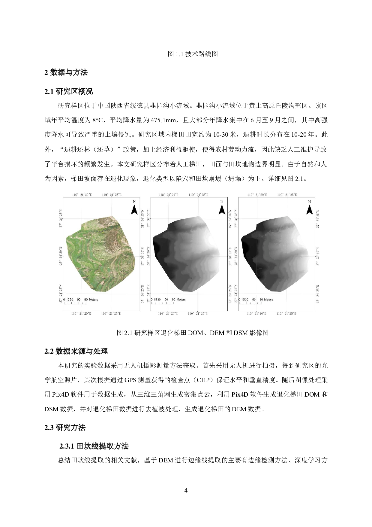 基于无人机数据的退化梯田田坎线提取与分析-9549字.docx 第7页
