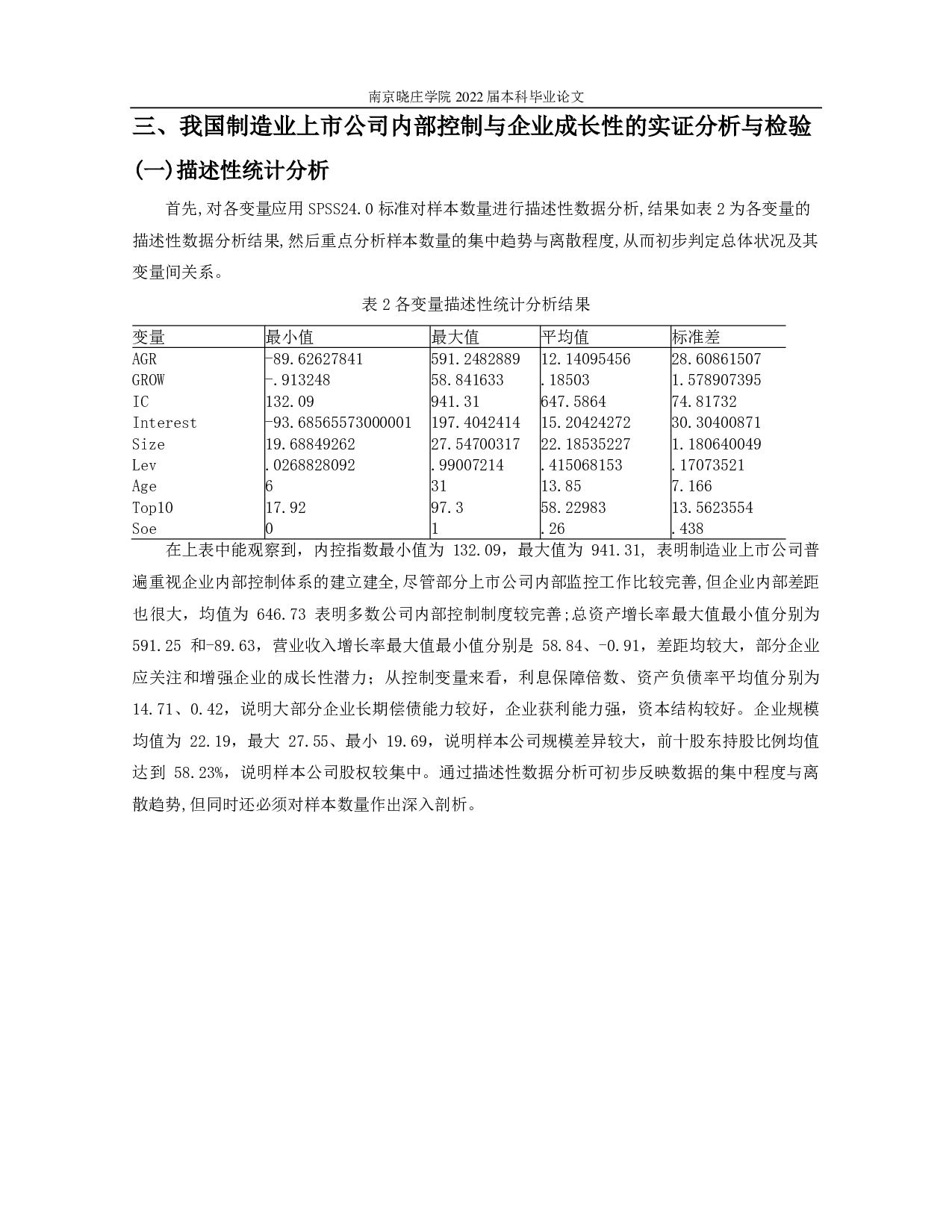 制造业上市公司内部控制与企业成长性的实证研究-10475字.pdf 第8页