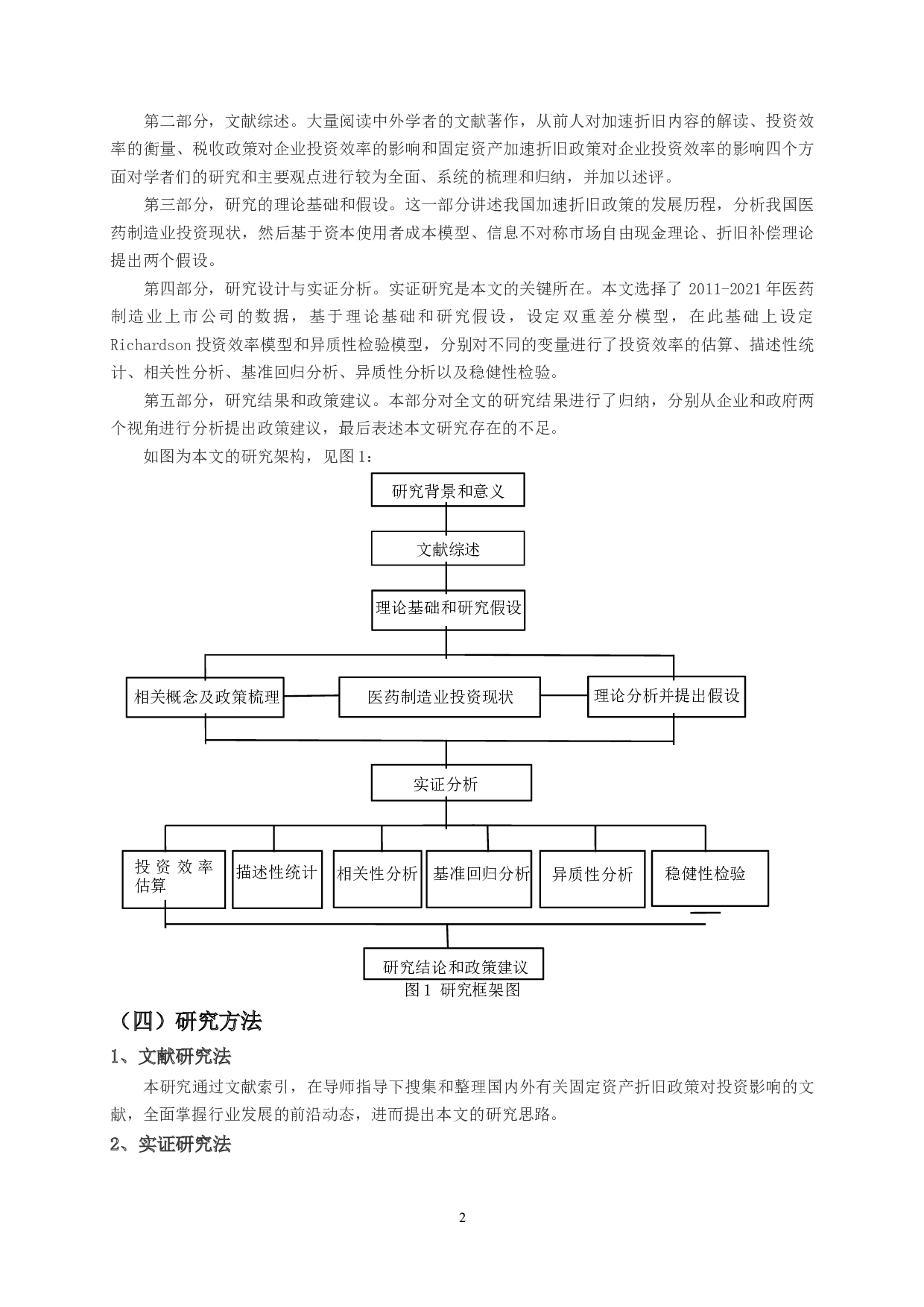 固定资产折旧政策对投资效率的影响研究&mdash;&mdash;基于医药制造业上市公司-15778字.docx 第4页