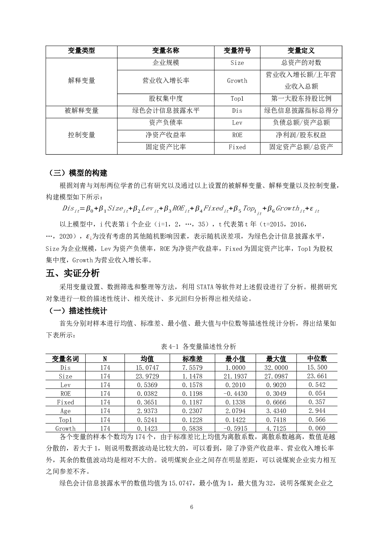 煤炭企业绿色会计信息披露影响因素实证研究-11565字.docx 第9页