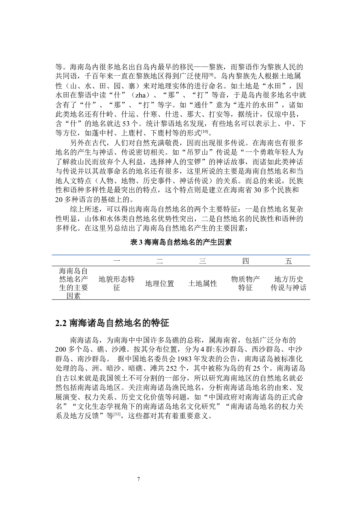 海南自然地名的形成与演变特征分析-10915字.docx 第7页