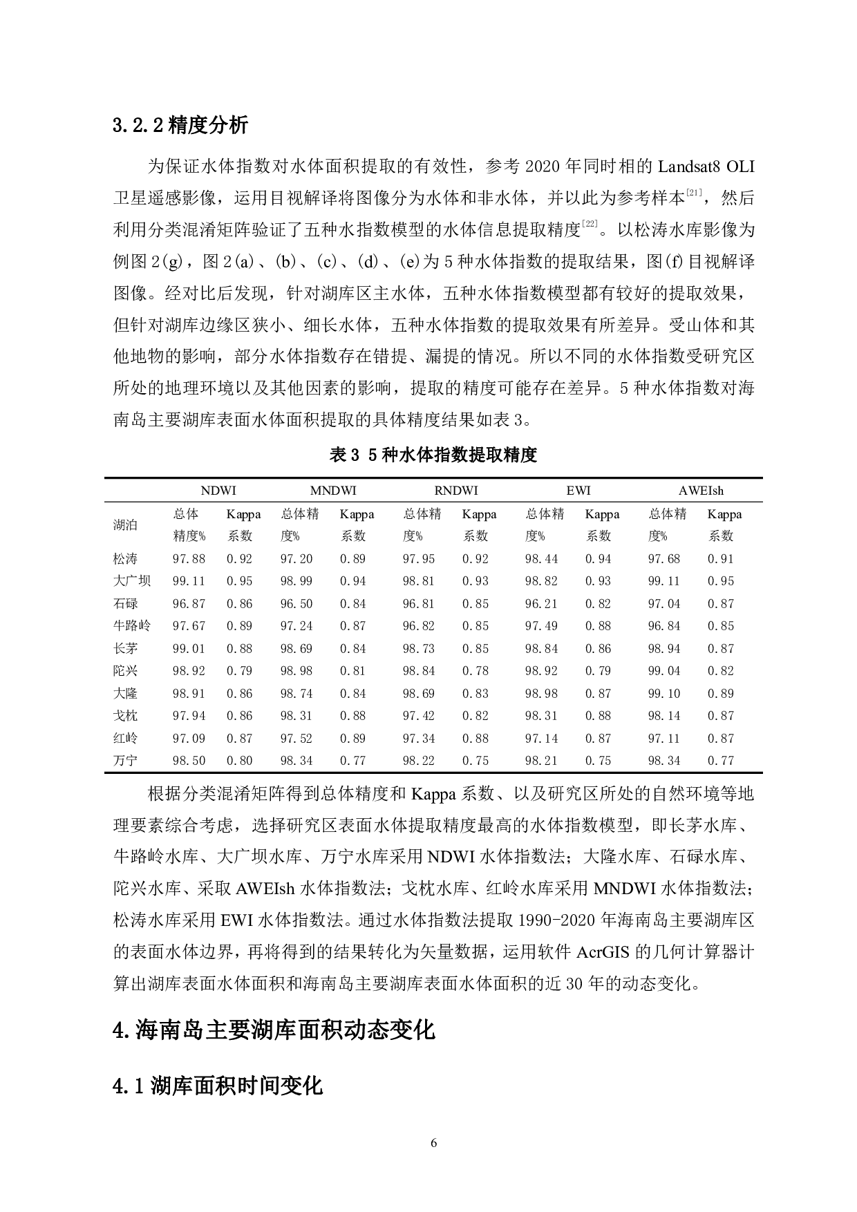 近30年海南岛主要湖库表面水体面积变化遥感监测与时空分析-11892字.pdf 第8页