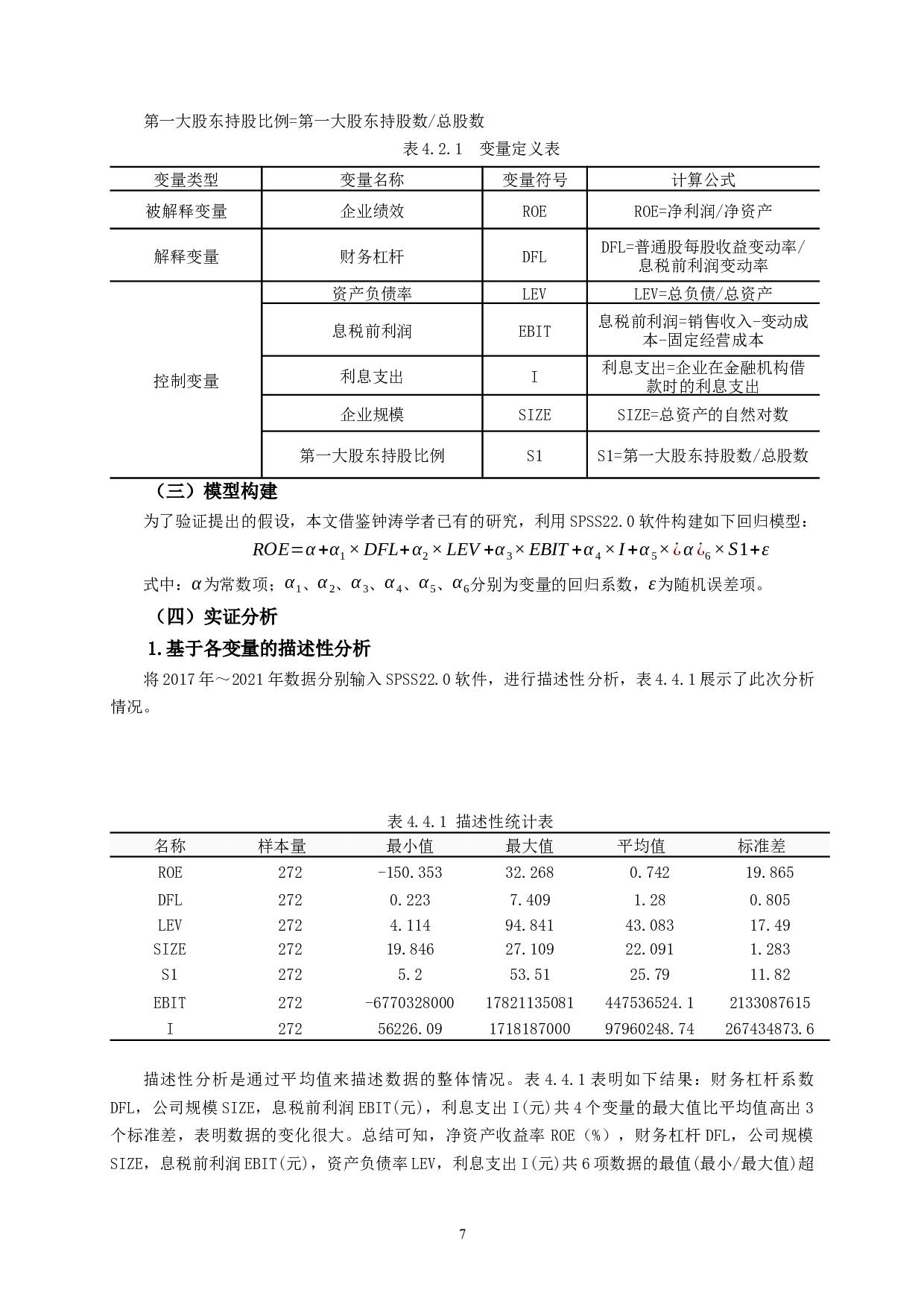 通信行业上市公司财务杠杆对企业绩效影响的实证研究-10053字.docx 第10页