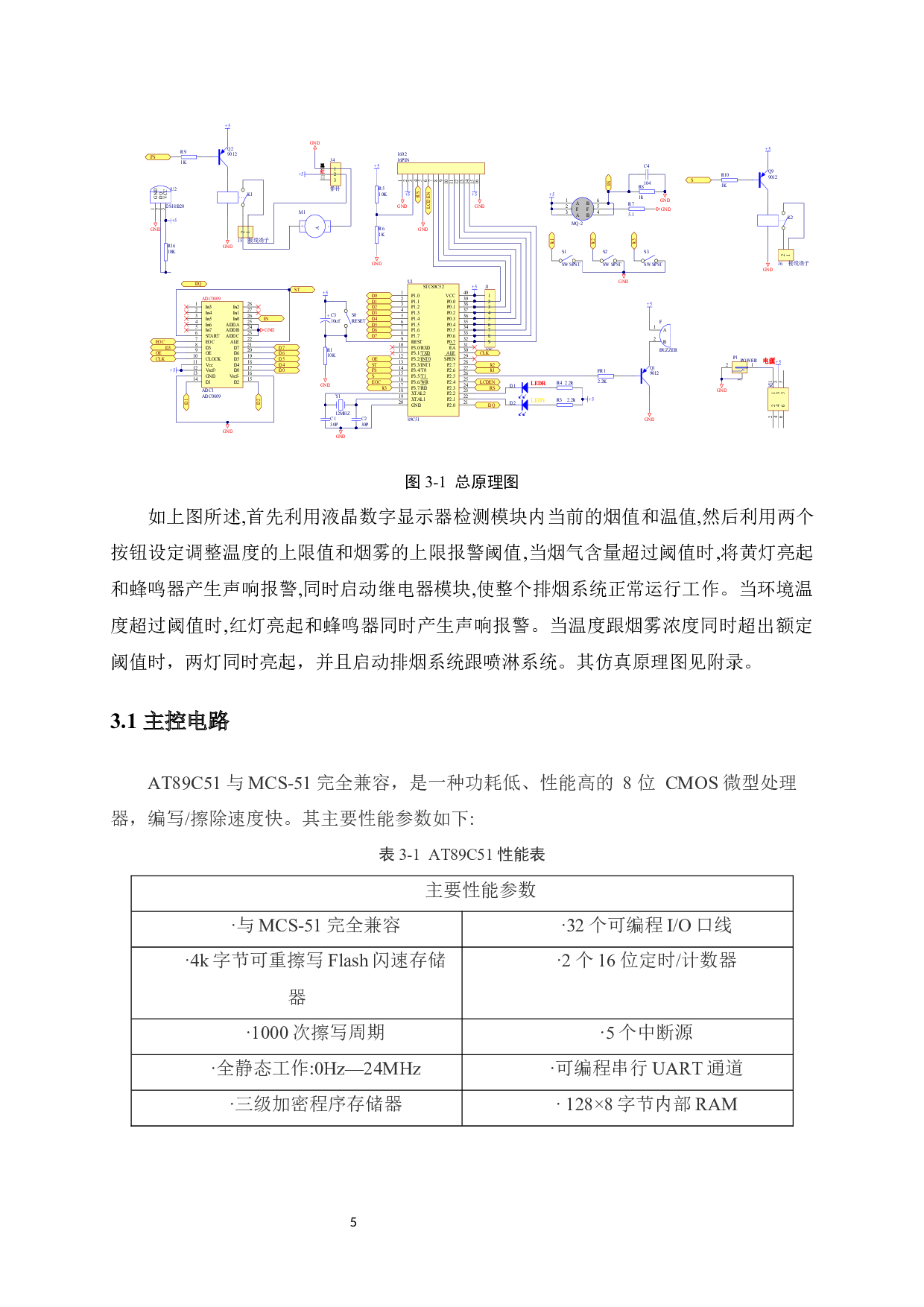 基于单片机的微波实验室火灾自动报警系统设计-11995字.docx 第10页