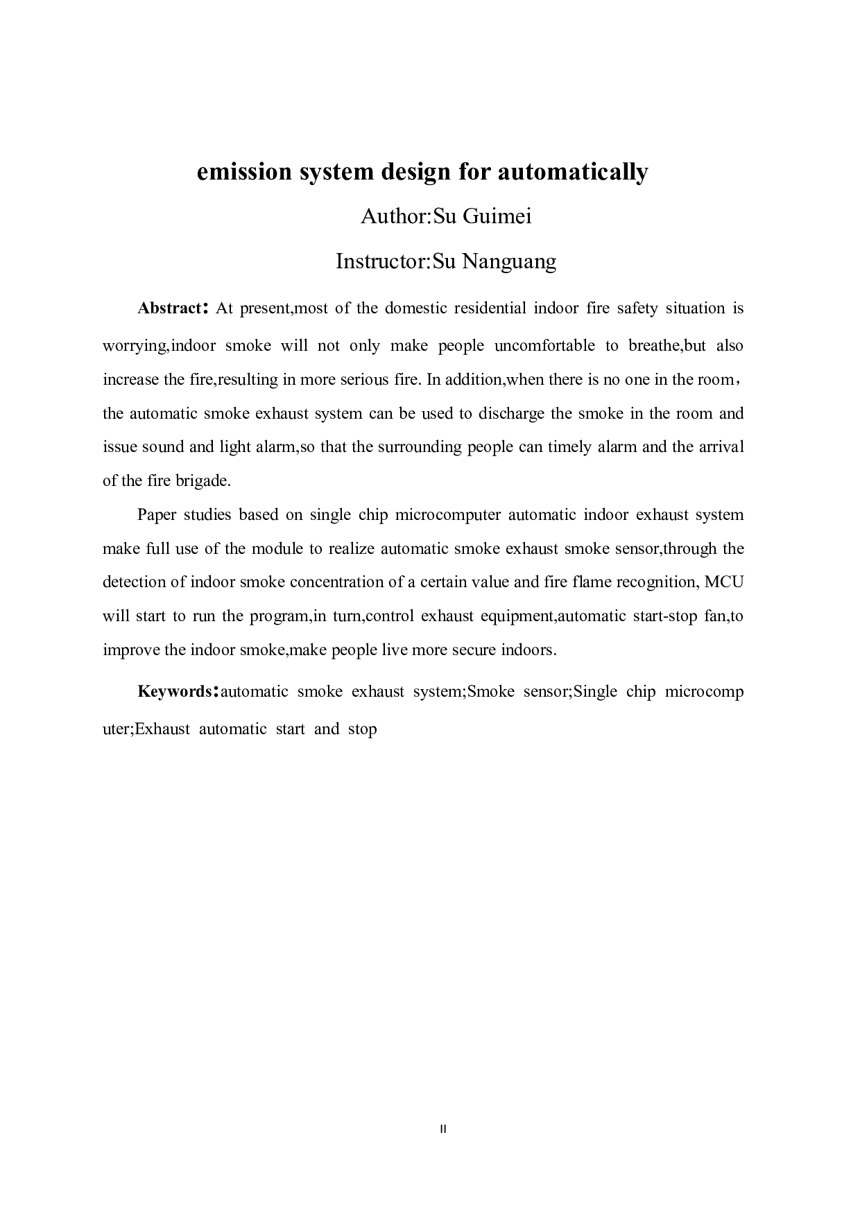基于单片机室内烟气自动排放系统设计-14187字.pdf 第4页