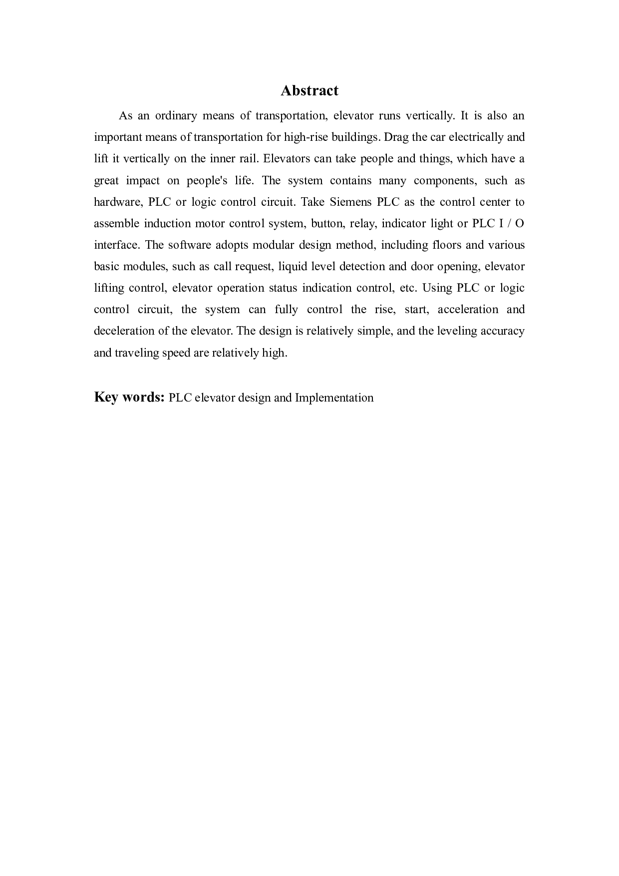 基于PLC的电梯控制系统的设计-9956字.docx 第3页