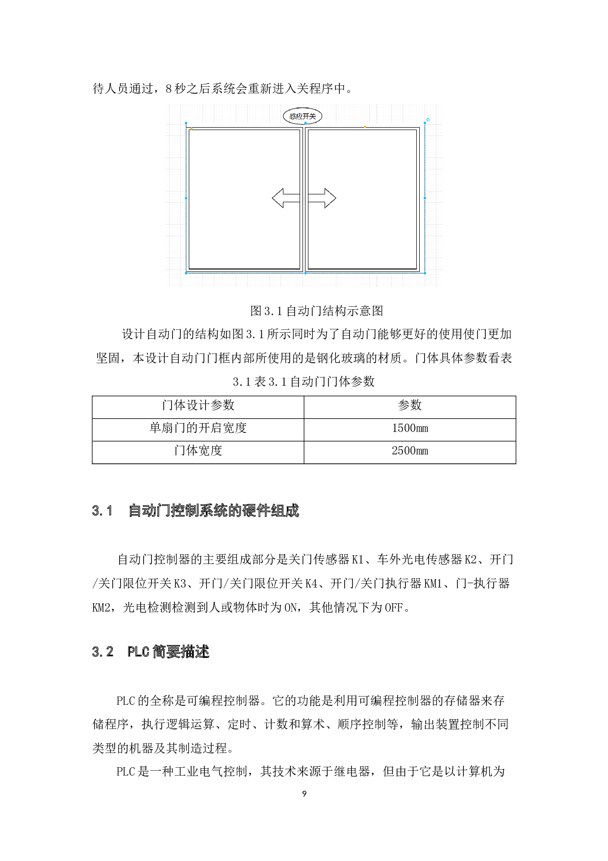 基于S7-200PLC下的自动门设计-8963字.docx 第7页