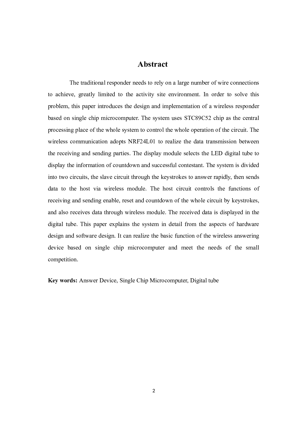基于单片机的无线抢答器的设计与实现-11751字.doc 第5页