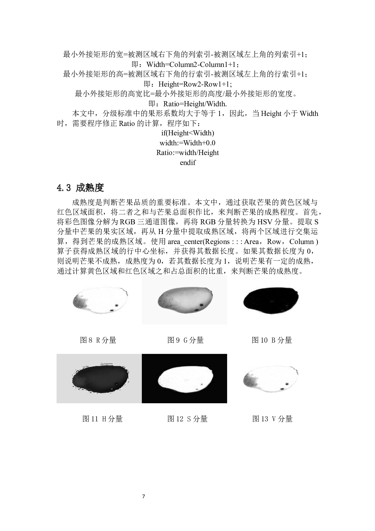 基于机器视觉的芒果检测与分级研究-7928字.docx 第9页