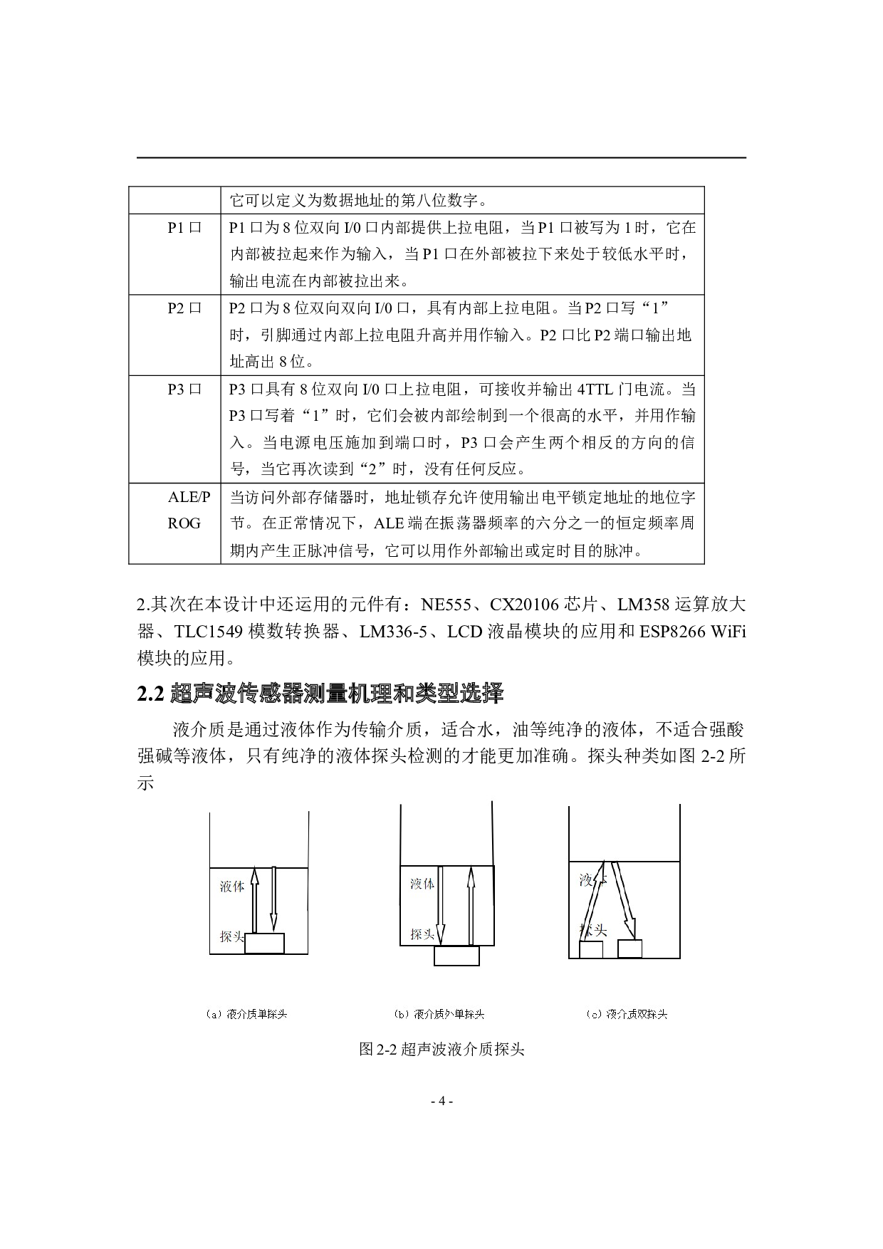 基于单片机的超声波多点液位测控装置系统研究-10363字.doc 第9页