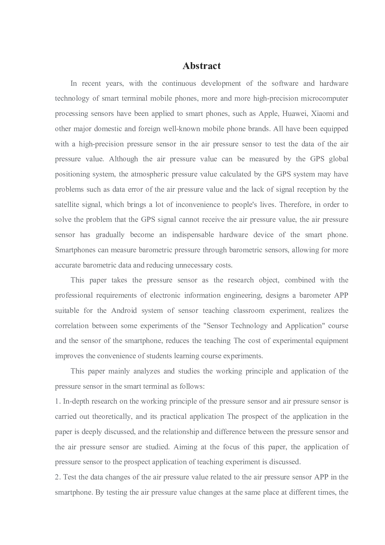 智能终端中压力传感器的原理与应用-16501字.pdf 第2页