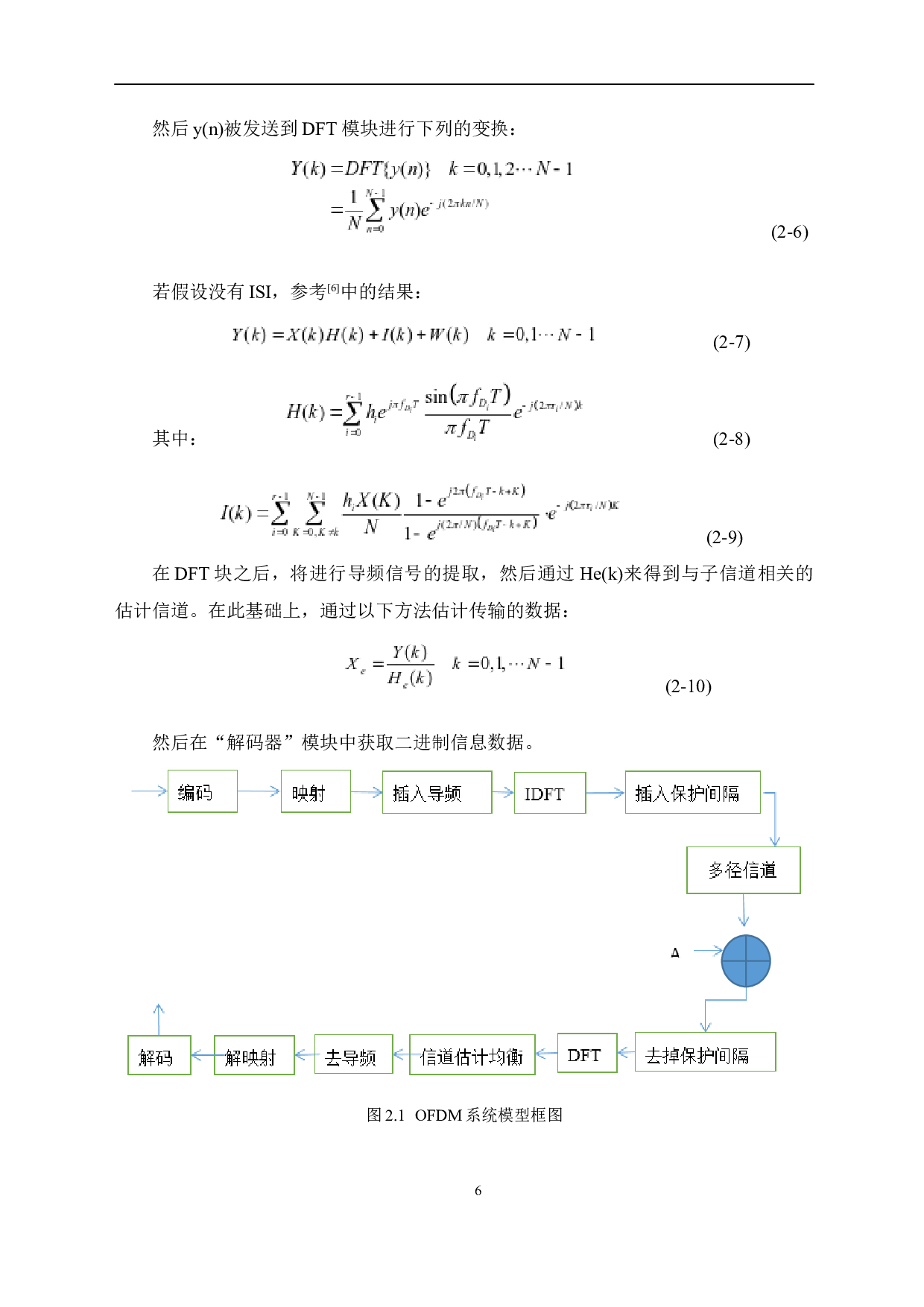 信道估计均衡算法设计及FPGA仿真-16564字.docx 第10页