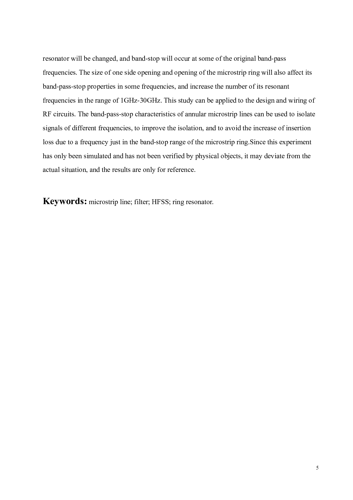 环形微带线的带通和带阻特性分析-17404字.docx 第3页