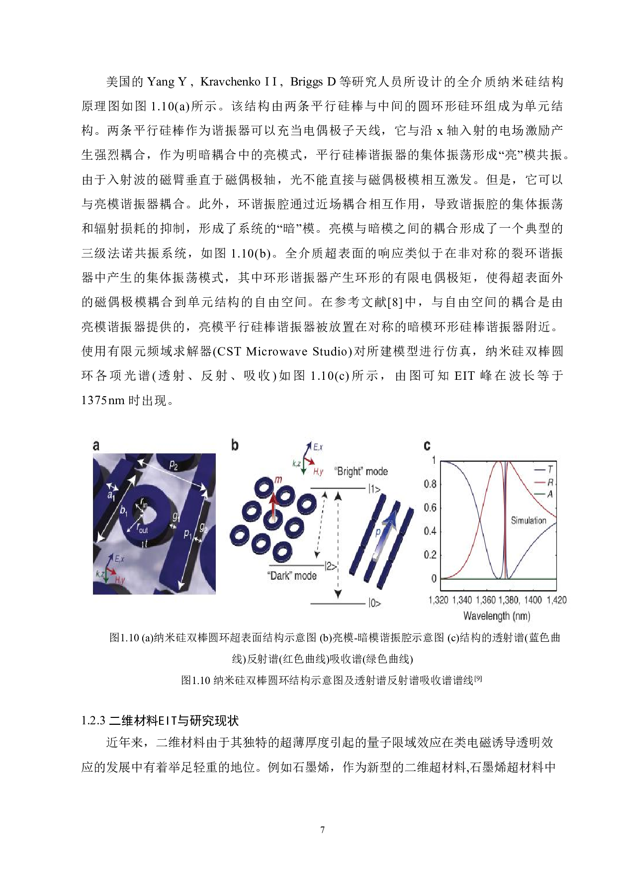 硼烯表面等离激元类电磁诱导透明现象研究-23280字.pdf 第9页