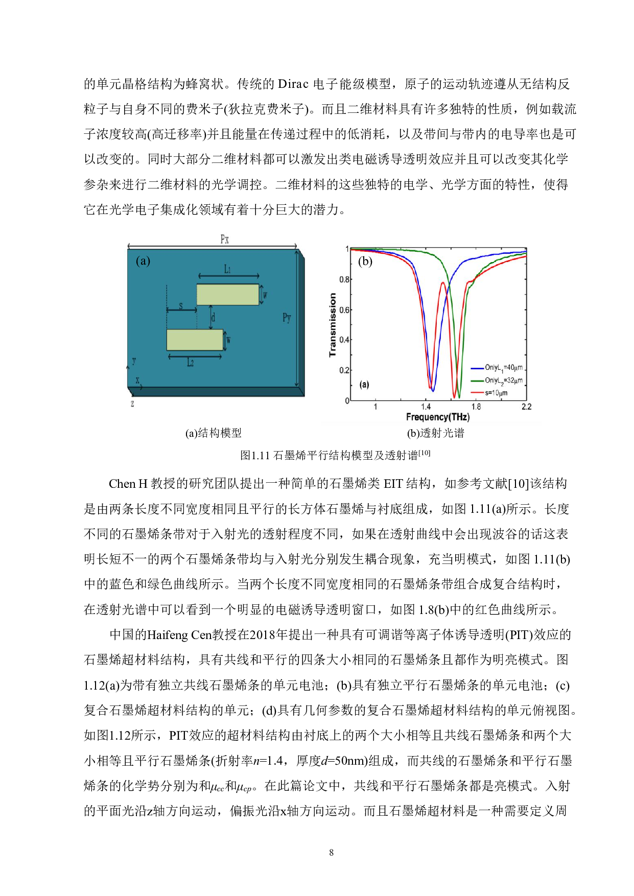 硼烯表面等离激元类电磁诱导透明现象研究-23280字.pdf 第10页