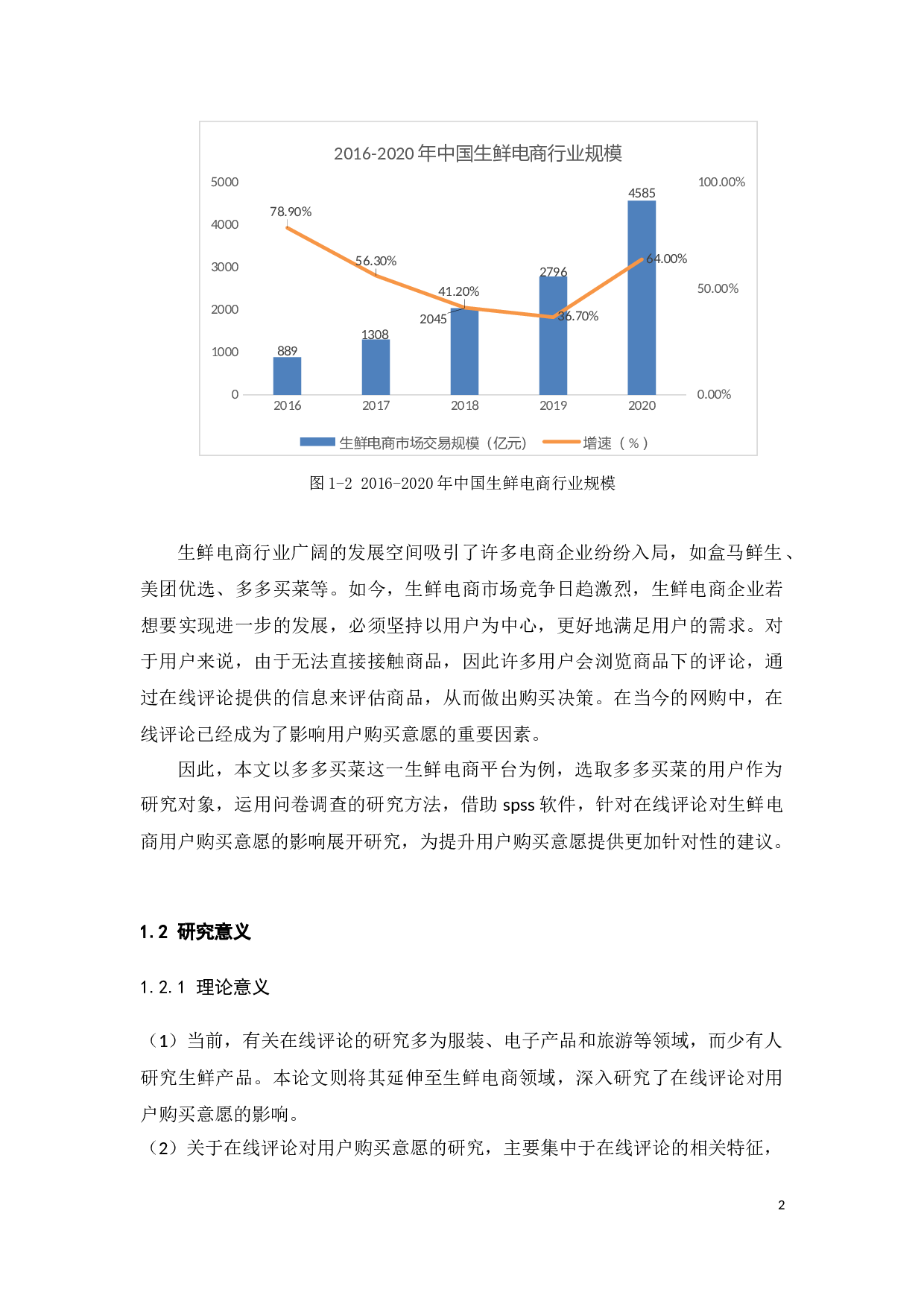 在线评论对生鲜电商用户购买意愿的影响研究-22791字.docx 第6页