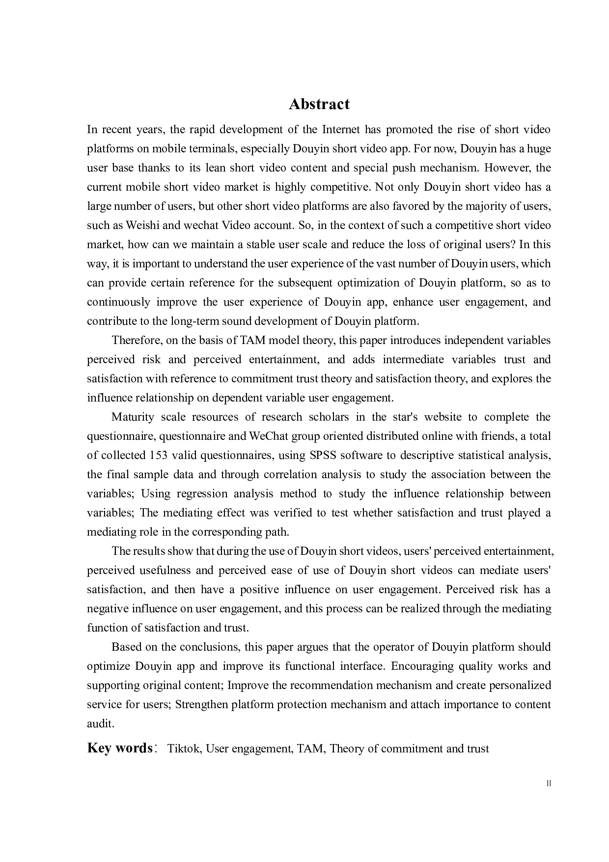 抖音平台用户粘性影响因素研究-25939字.pdf 第1页