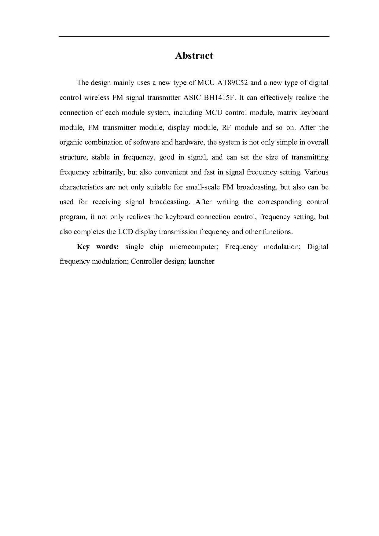 数控调频发射器的设计-6170字.pdf 第1页