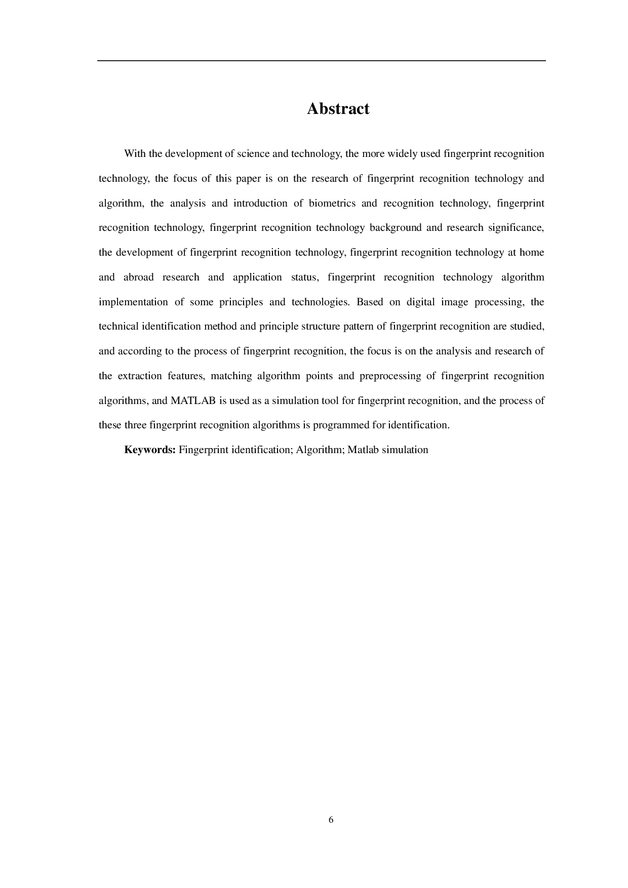 基于Matlab的指纹识别算法研究-6721字.pdf 第4页