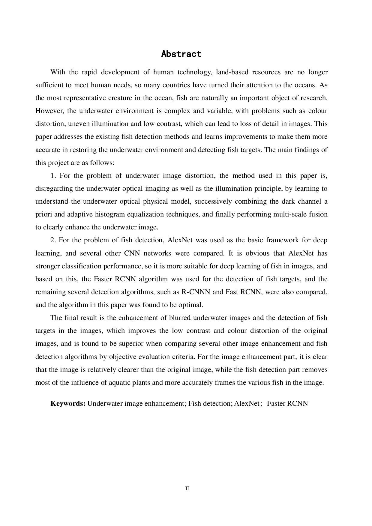 基于图像增强的水下鱼类目标检测方法-15745字.pdf 第2页