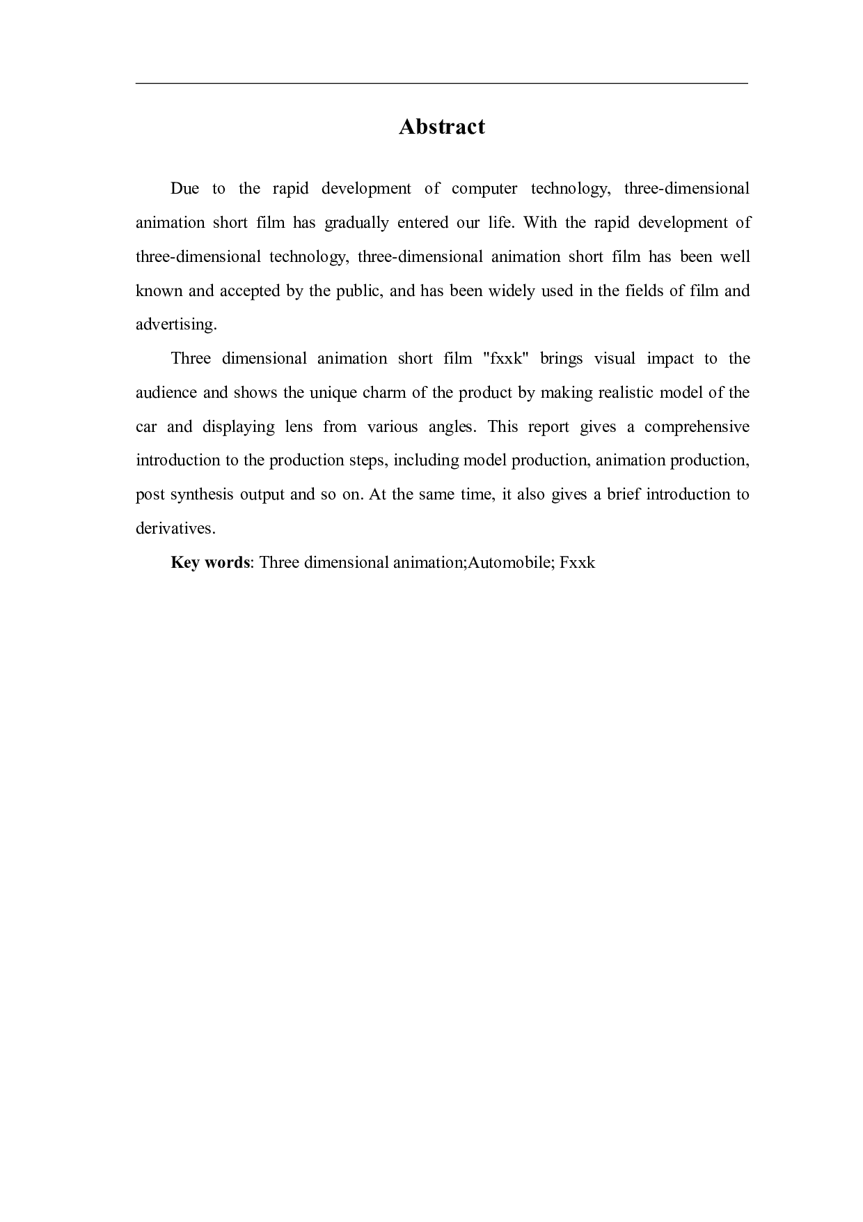 三维动画短片《Fxxk》的设计与制作-3718字.pdf 第1页
