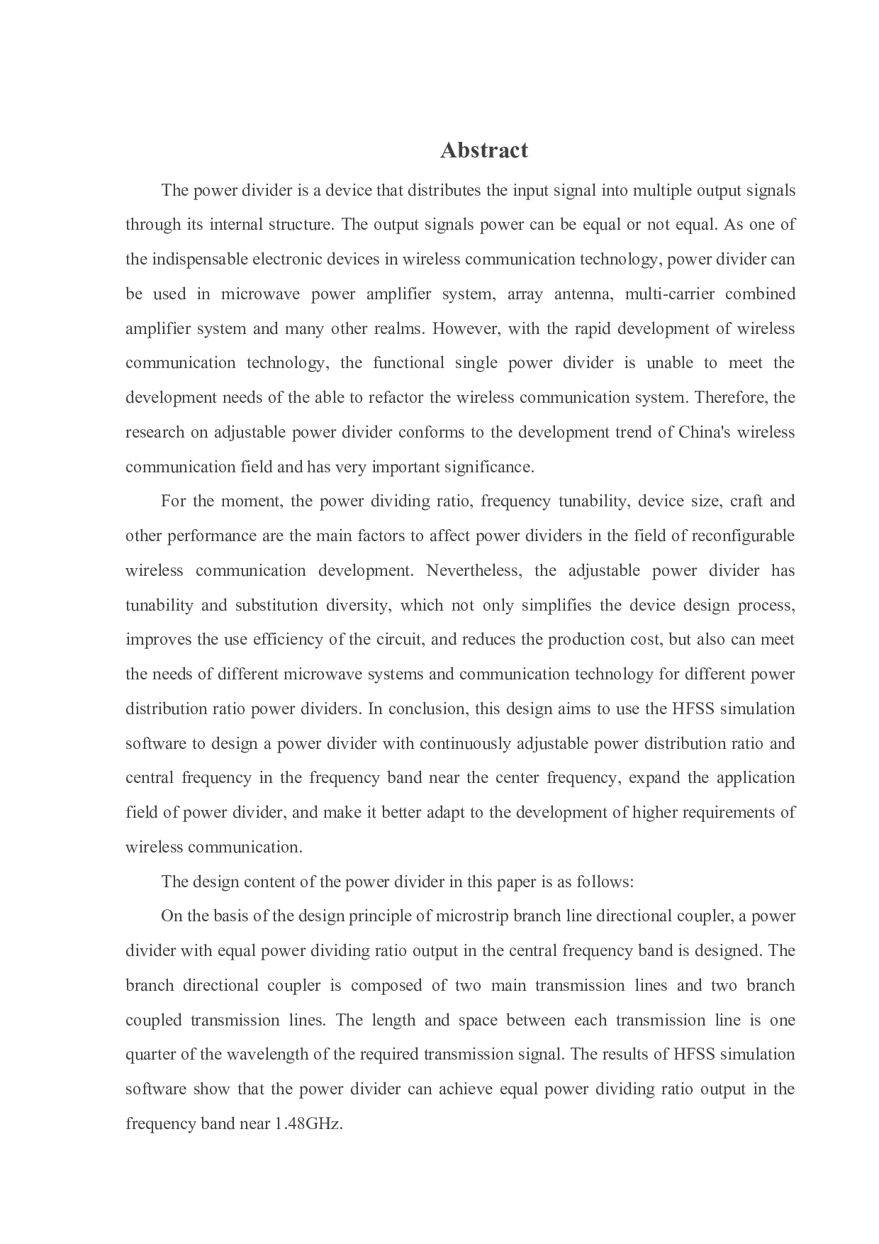 可调功分器设计-17715字.pdf 第3页