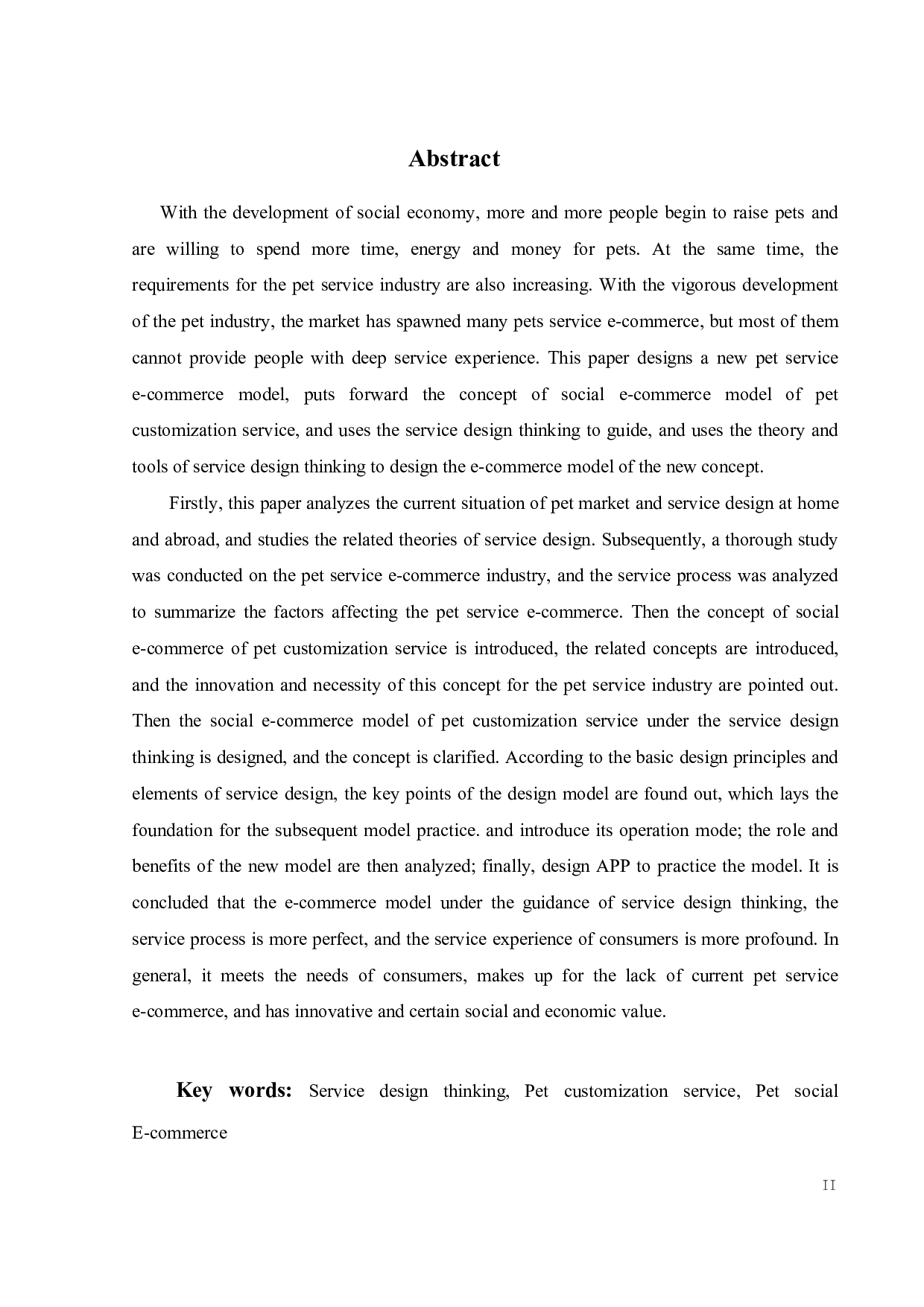 服务设计思维下宠物定制化服务的社交电商模式设计-32933字.pdf 第1页