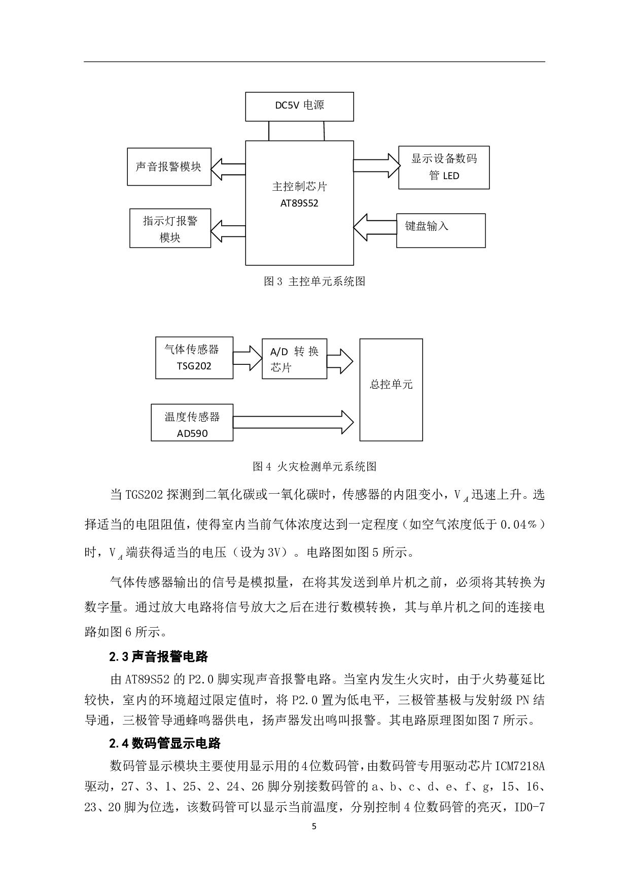 基于单片机的居家报警系统-5081字.pdf 第6页