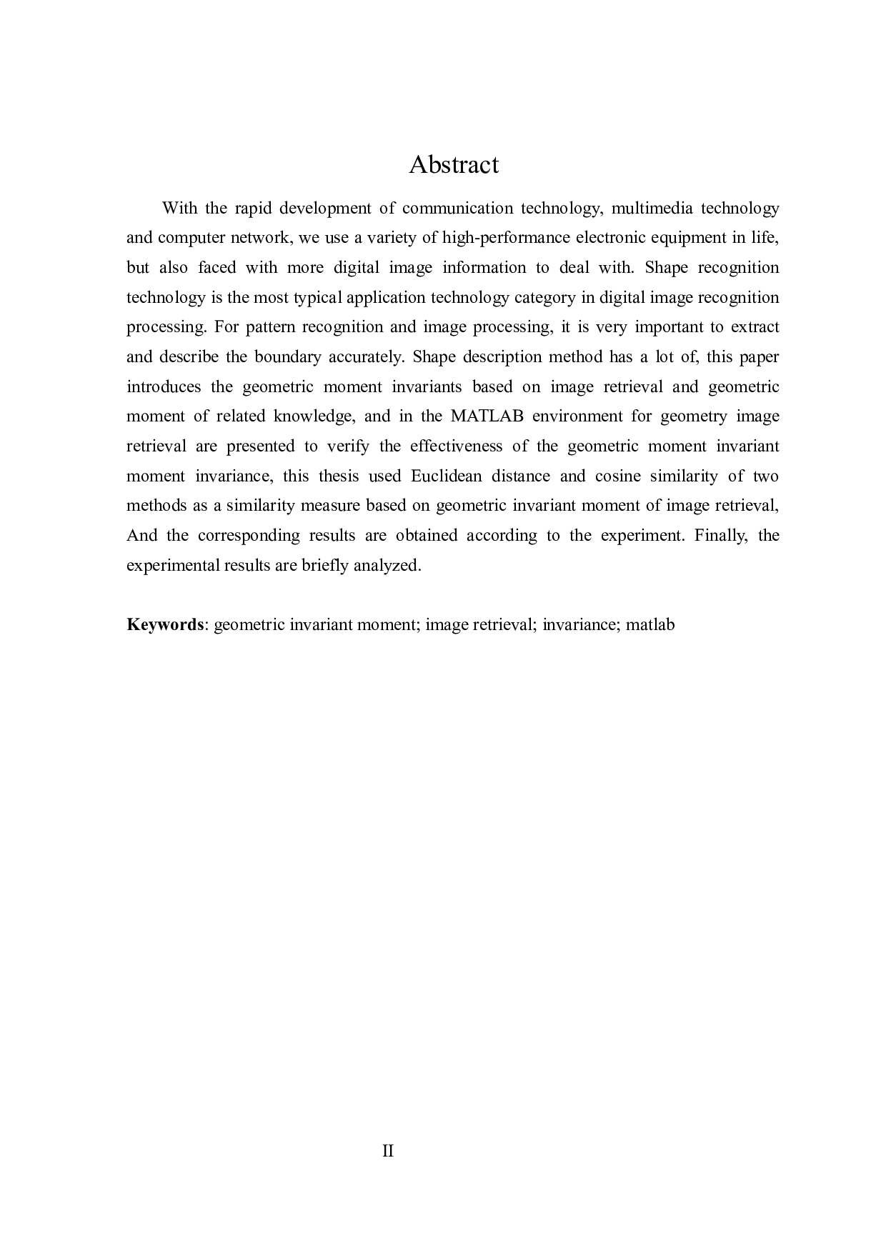 基于几何不变矩的图像检索算法仿真实现-11964字.docx 第2页