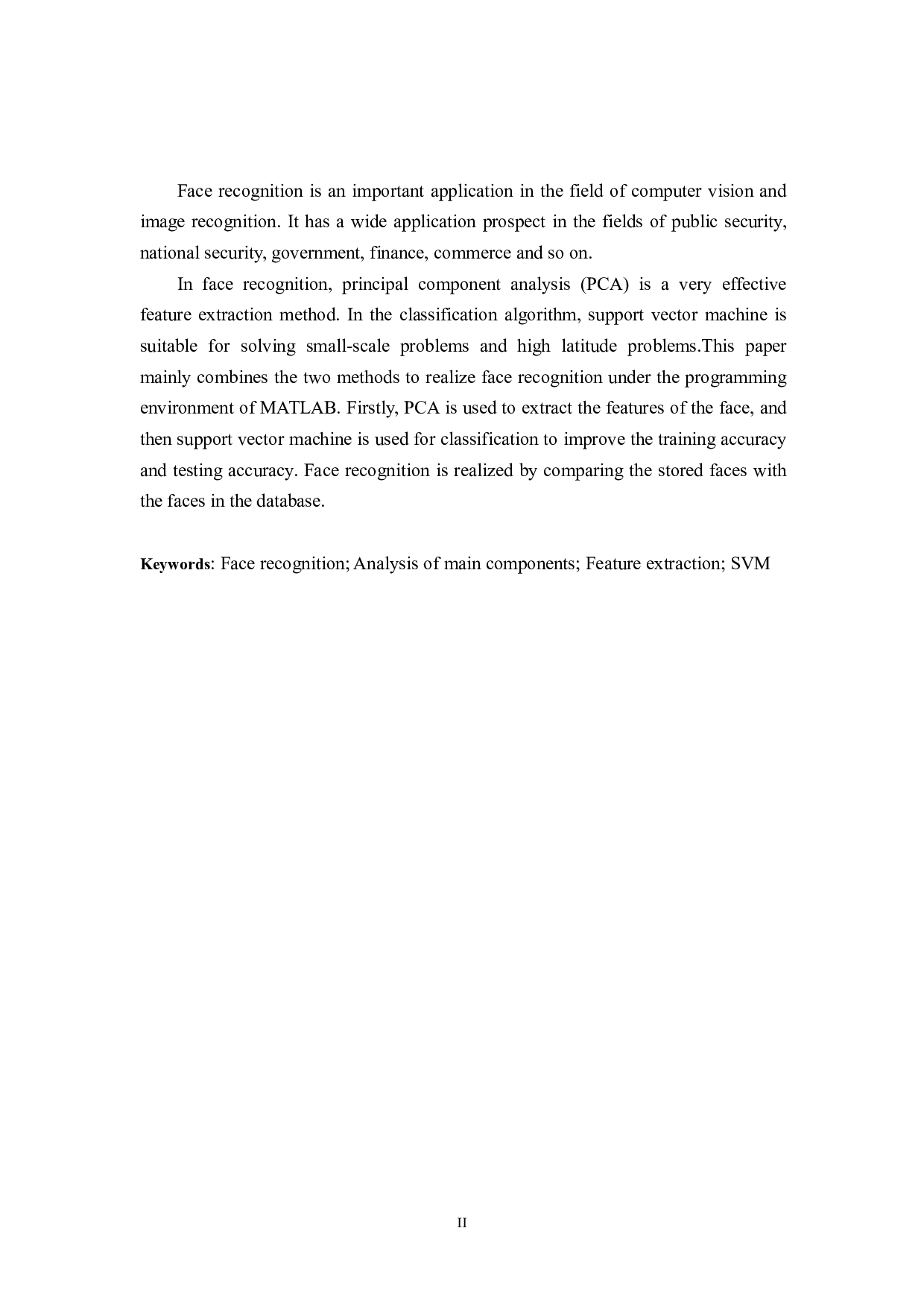 基于SVM的人脸识别算法仿真实现-18848字.pdf 第2页