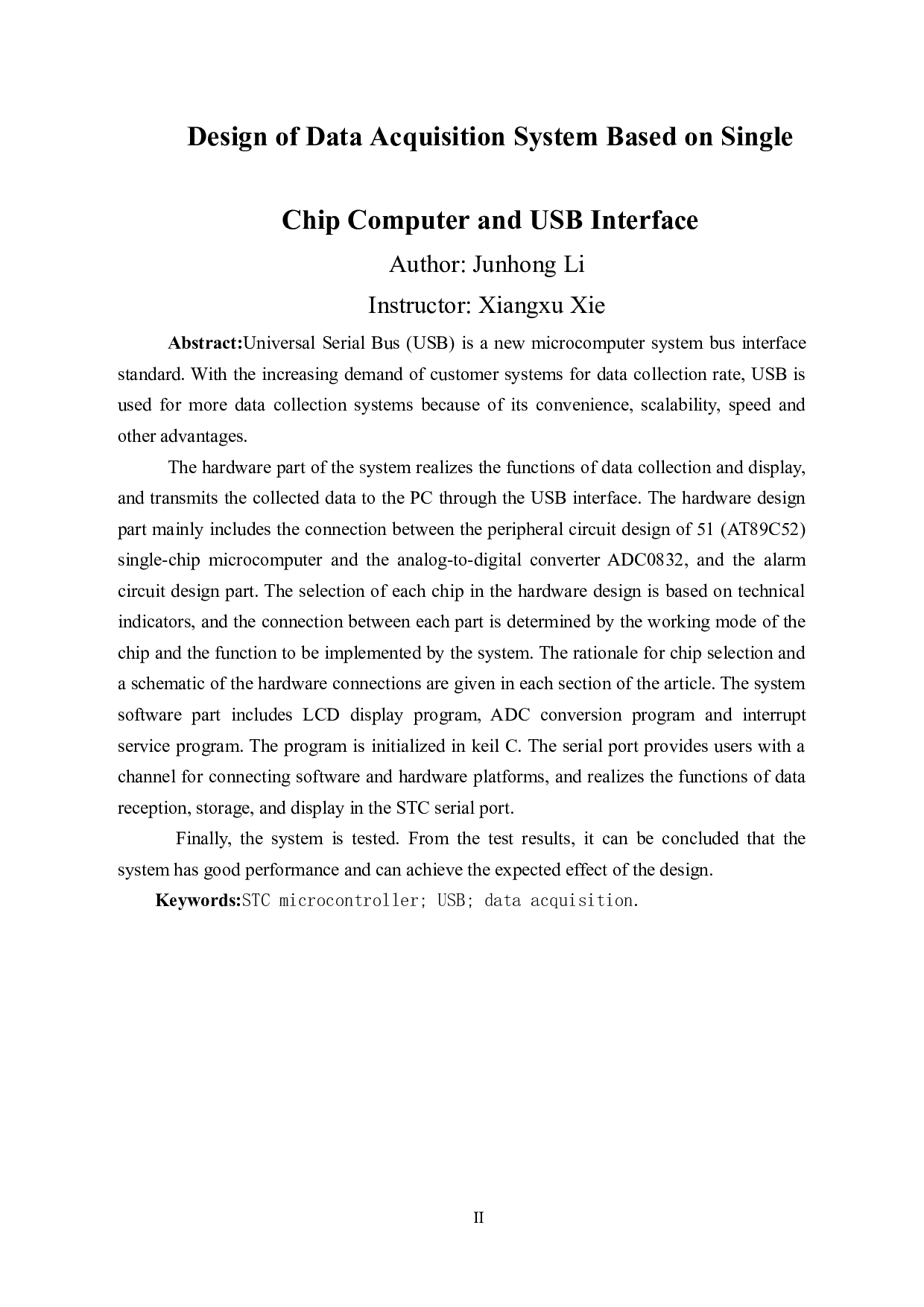 基于USB接口的数据采集系统的设计-9404字.doc 第3页