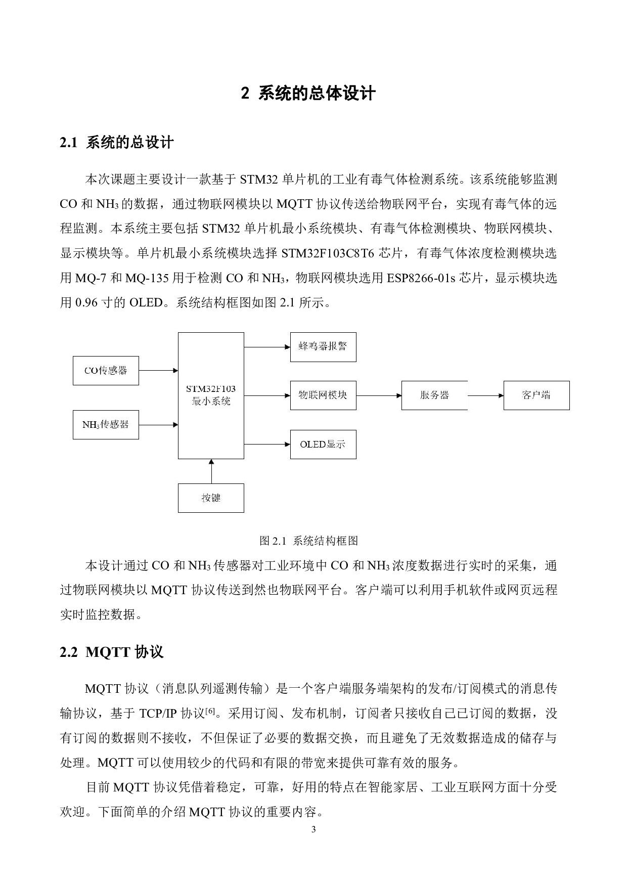 基于STM32单片机的工业有毒气体检测系统-14660字.pdf 第7页