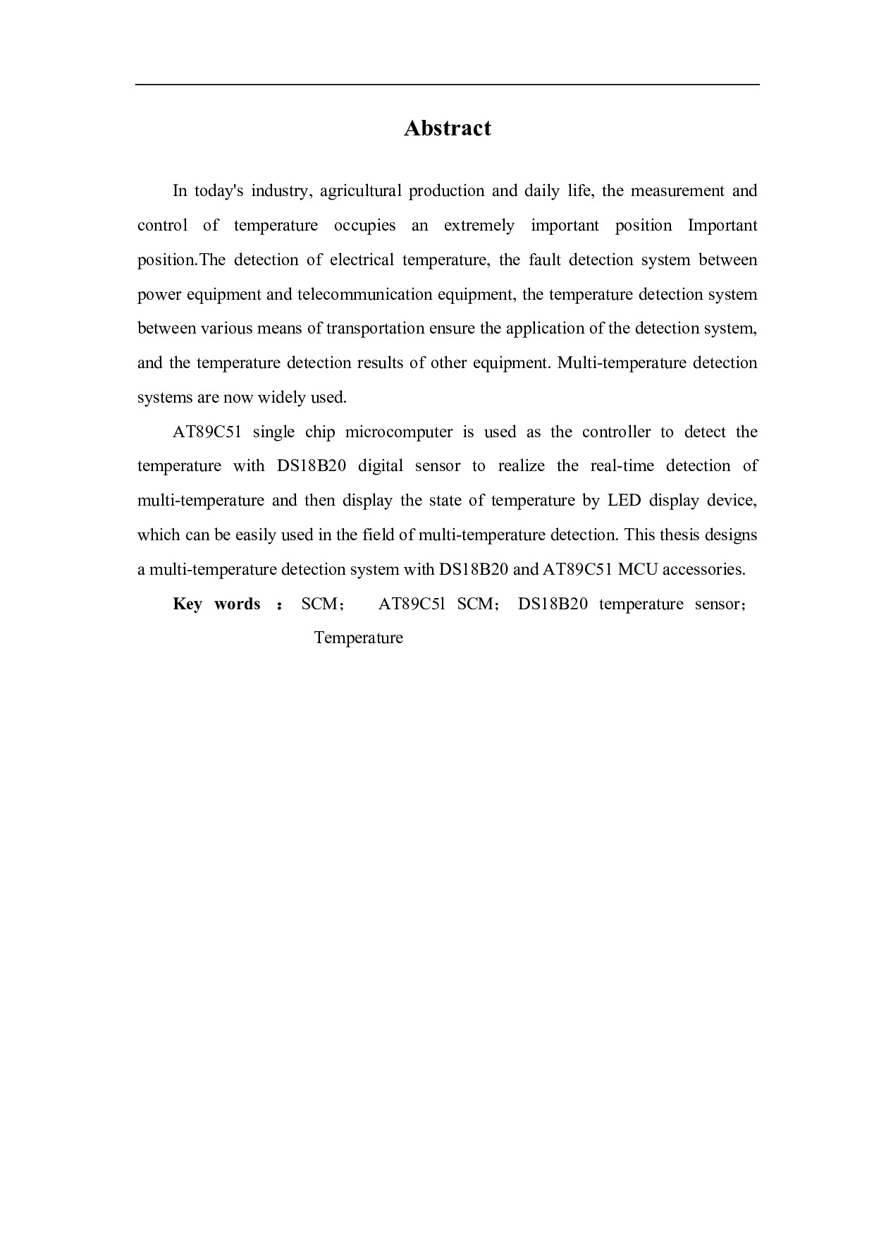 基于Proteus仿真的多温度自动检测系统设计-6464字.pdf 第2页