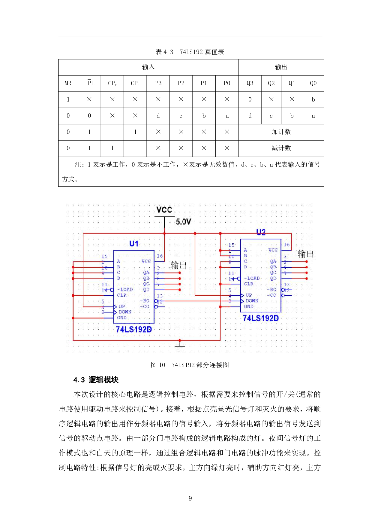 基于multisim 进行十字路口红绿灯控制-7242字.pdf 第10页