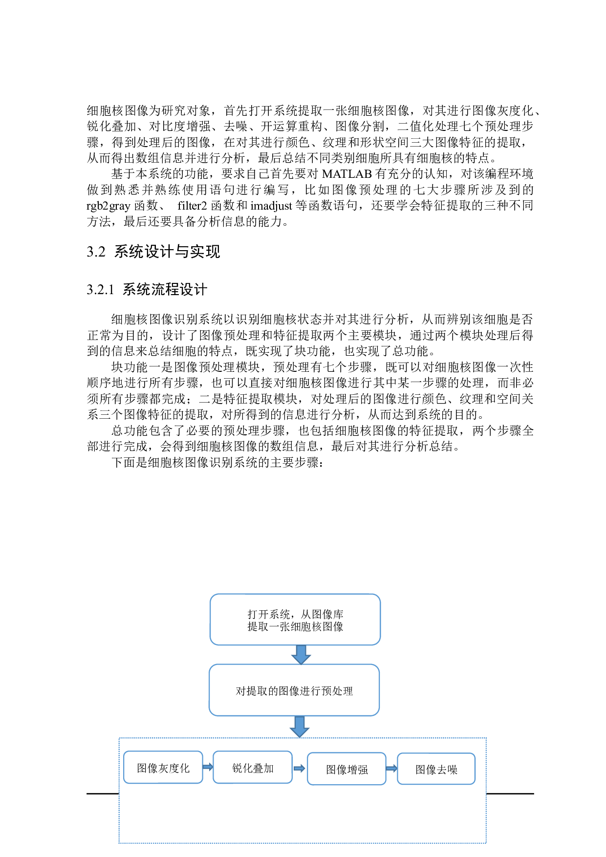 基于MATLAB语言的细胞核图像识别系统设计与实现-13858字.docx 第9页