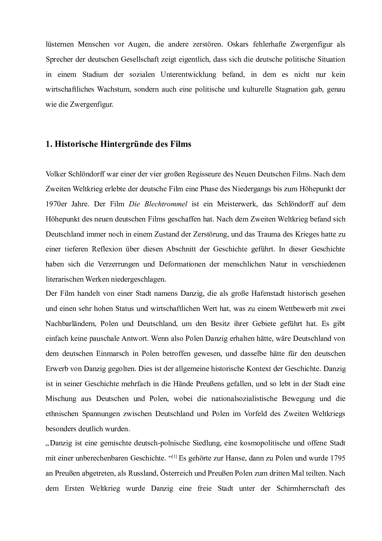 分析奥斯卡在电影&ldquo;鼓&rdquo;中对主角的描绘及其对德国历史的暗示-5832字.doc 第6页