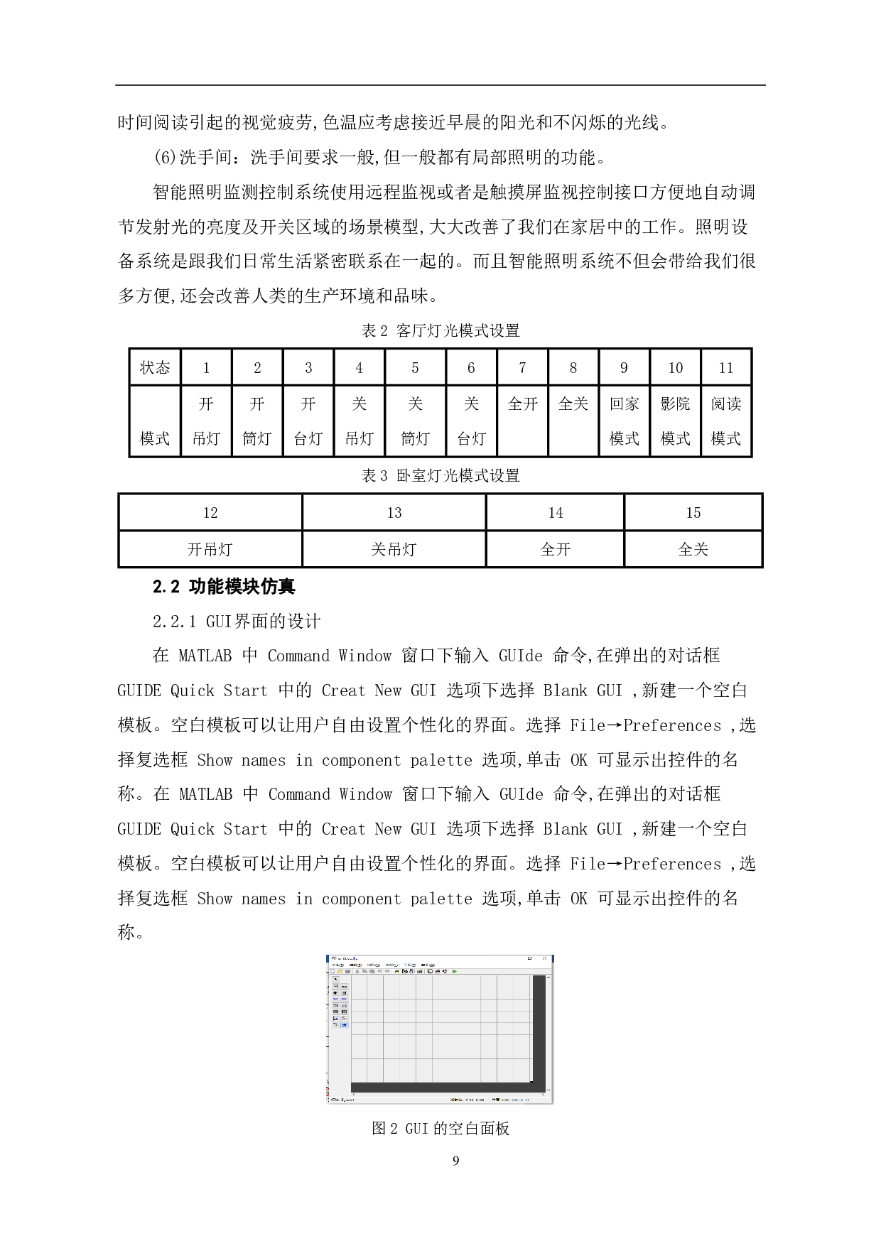 基于matlab的智能家居灯控系统（GUI）-14682字.pdf 第10页