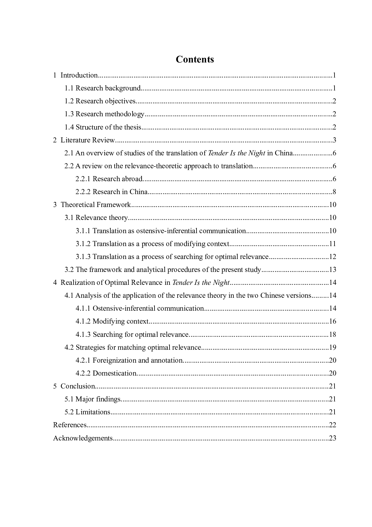 关联理论视角下《夜色温柔》的多译本对比研究-9660字.docx 第5页