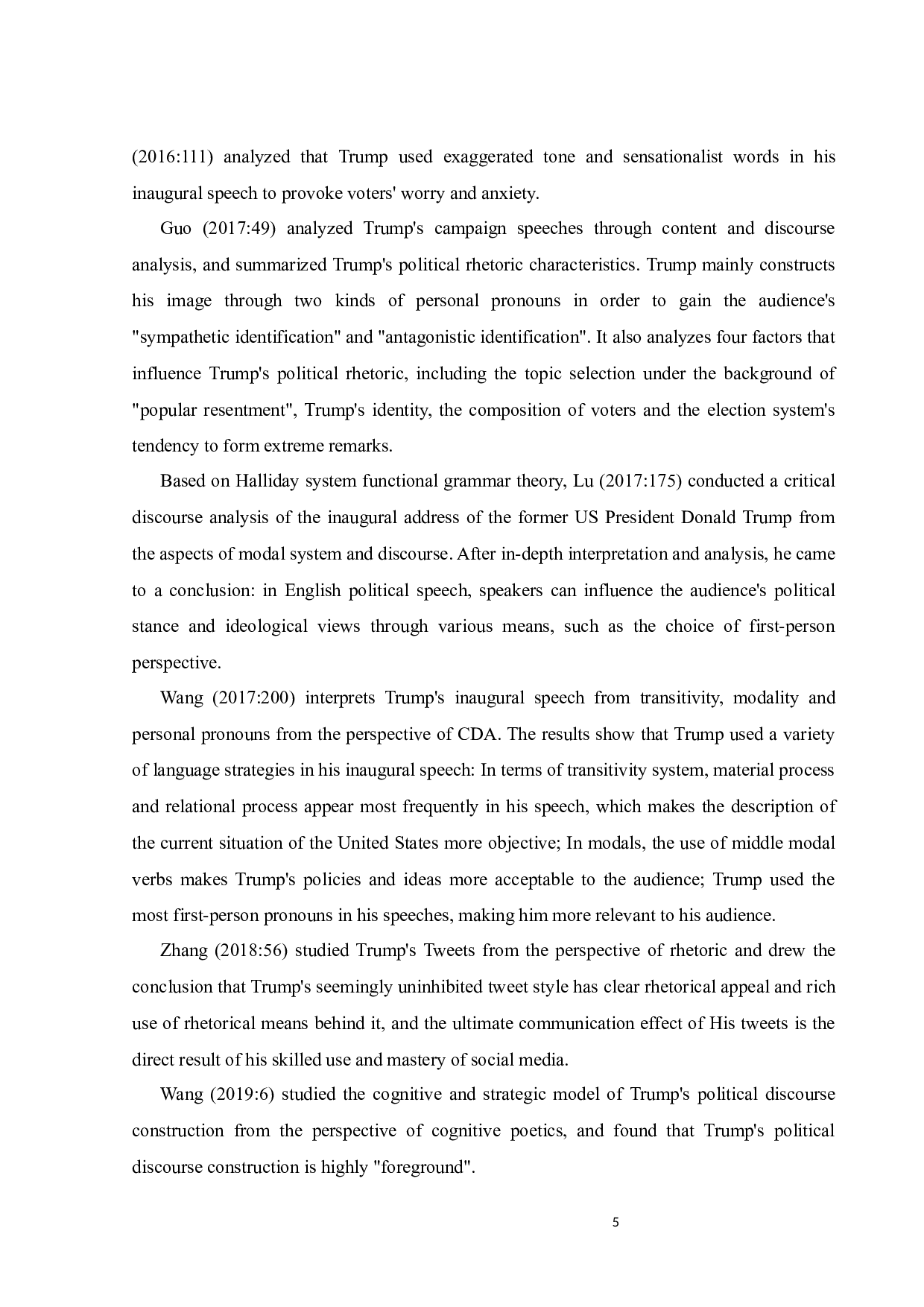 特朗普政治语言的后现代主义特色-8811字.docx 第8页